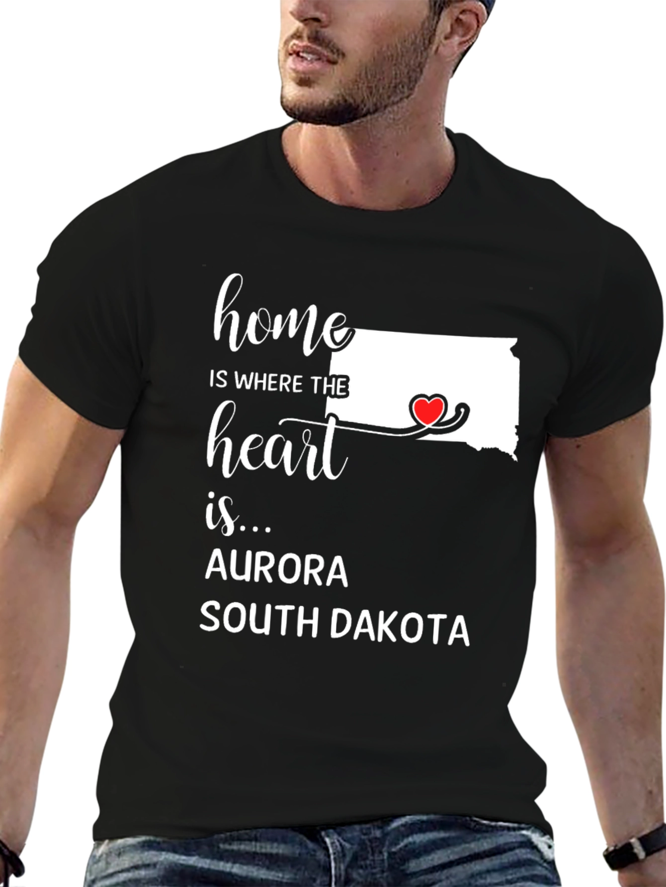 Aurora South Dakota Home T-Shirt