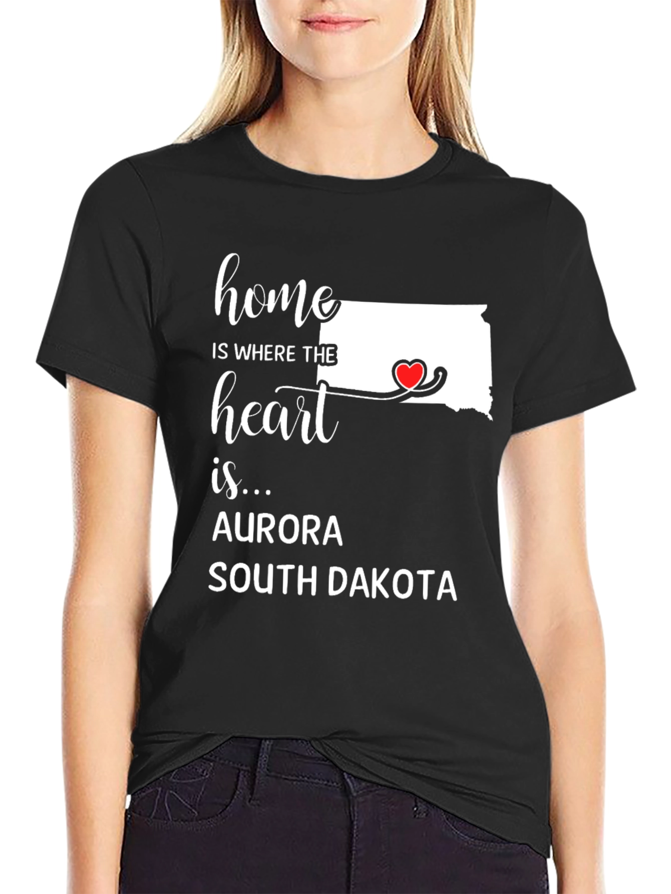 Aurora South Dakota Home T-Shirt