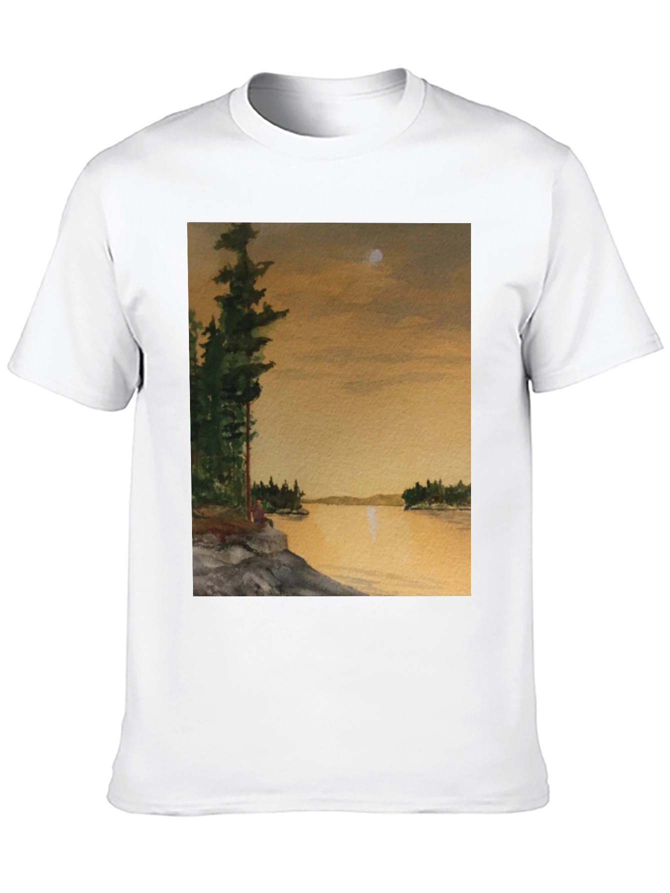 Scenic Lake View T-Shirt