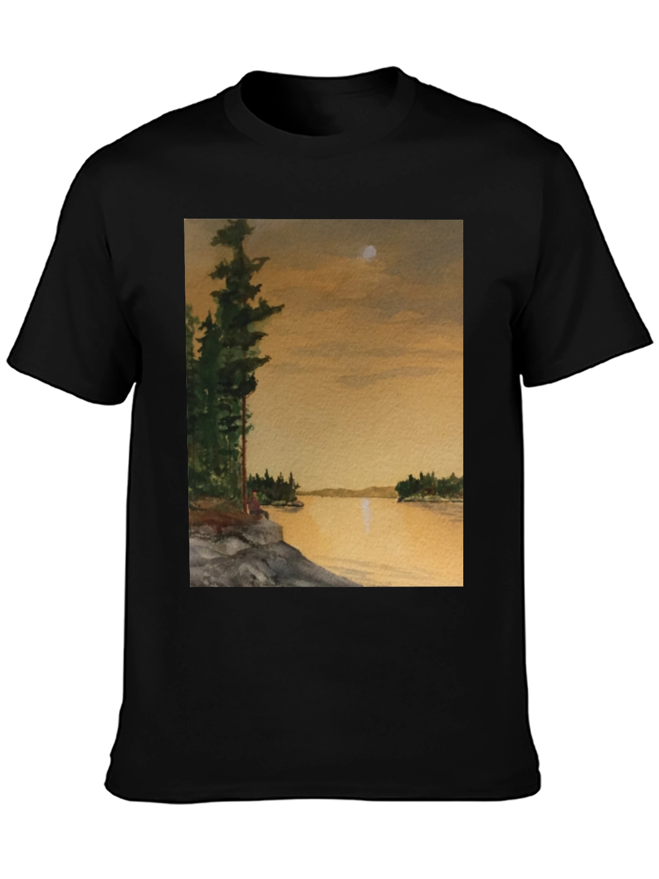 Scenic Lake View T-Shirt