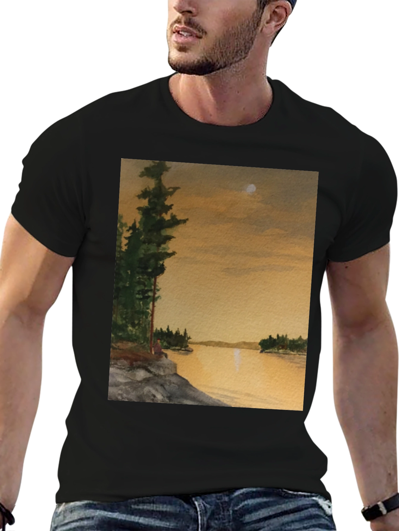 Scenic Lake View T-Shirt