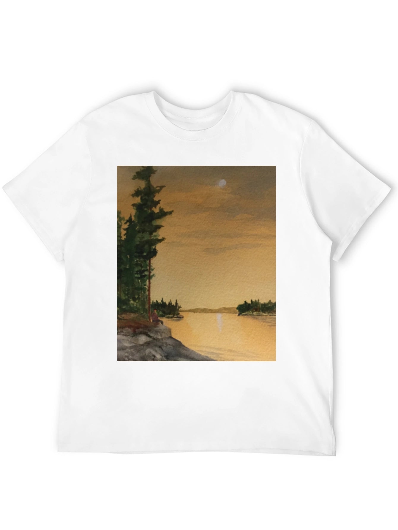 Scenic Lake View T-Shirt