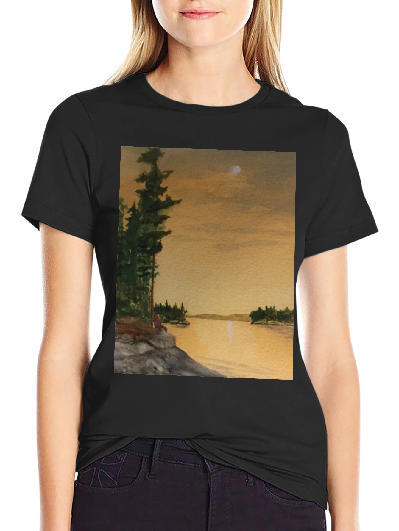 Scenic Lake View T-Shirt