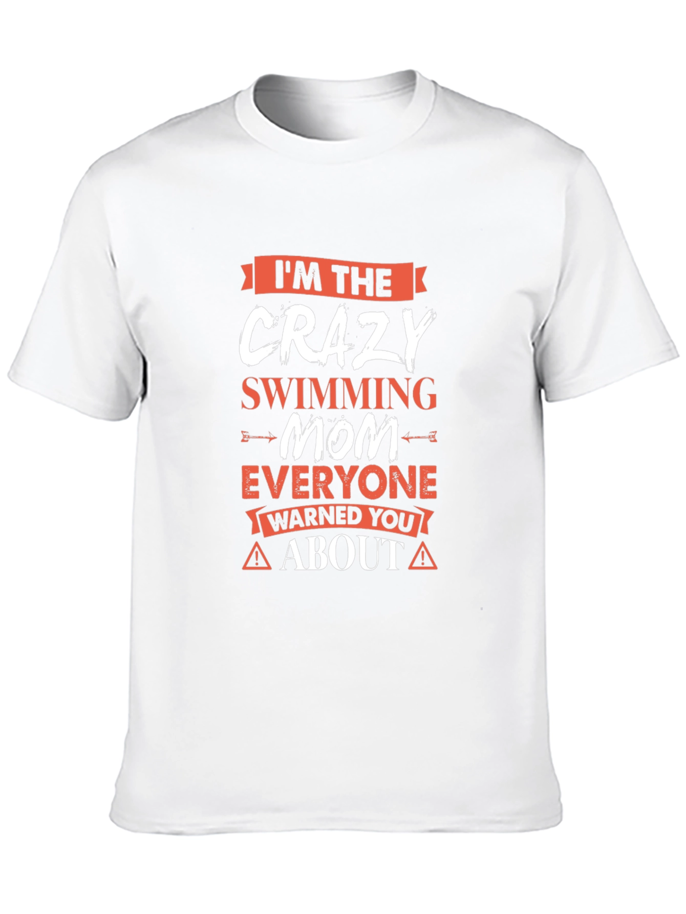 Crazy Swimming Mom Graphic T-Shirt