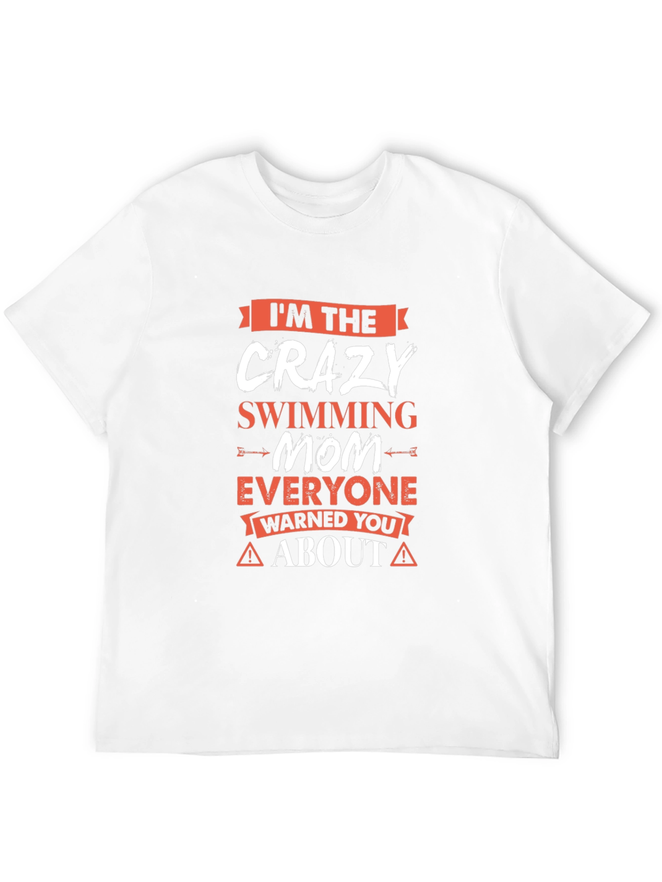 Crazy Swimming Mom Graphic T-Shirt