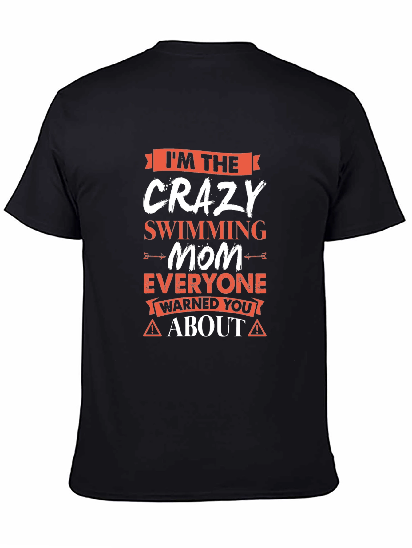Crazy Swimming Mom Graphic T-Shirt
