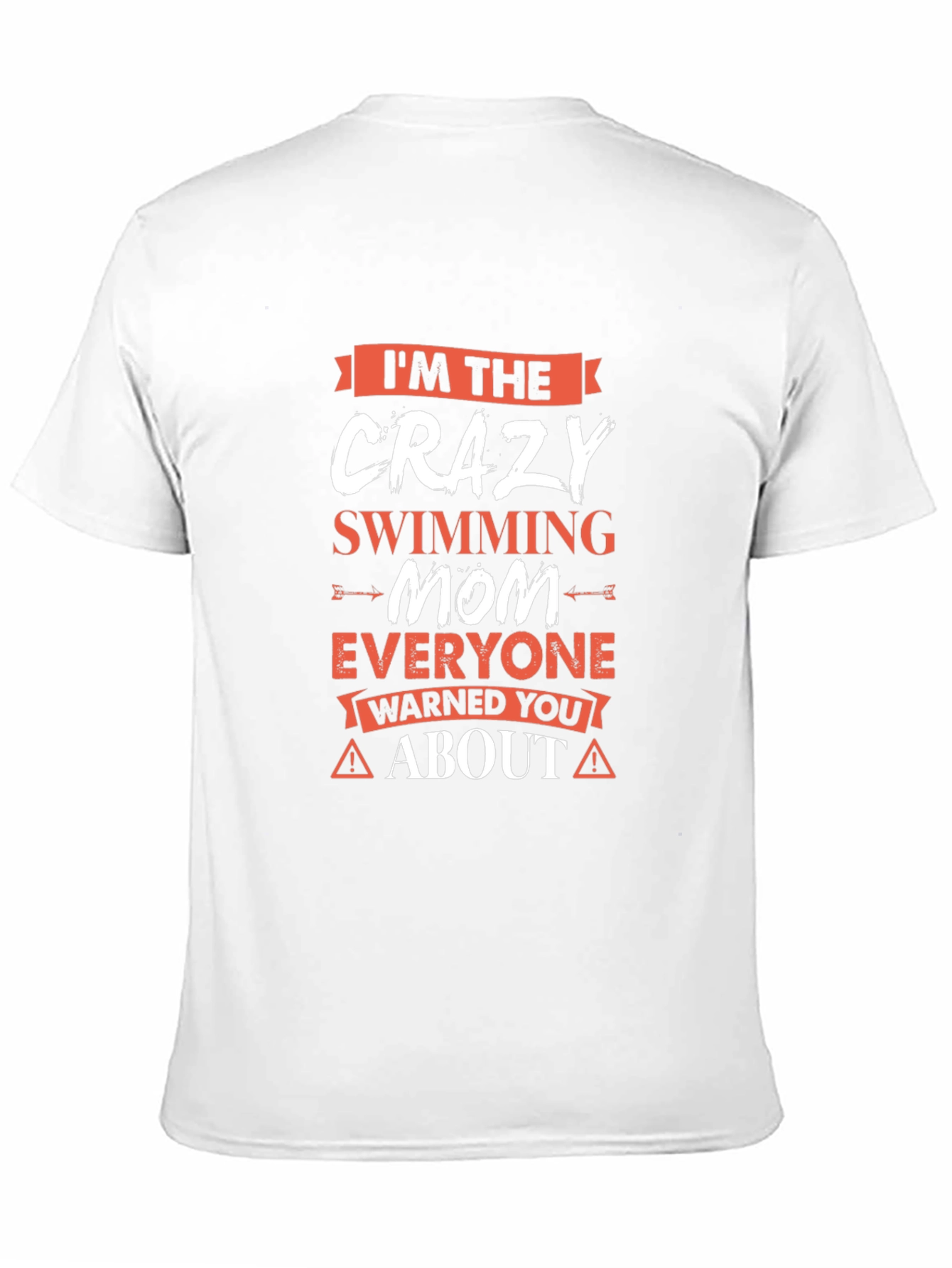 Crazy Swimming Mom Graphic T-Shirt