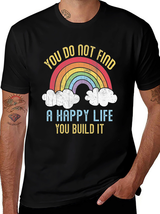 You Build It Rainbow Graphic T-Shirt
