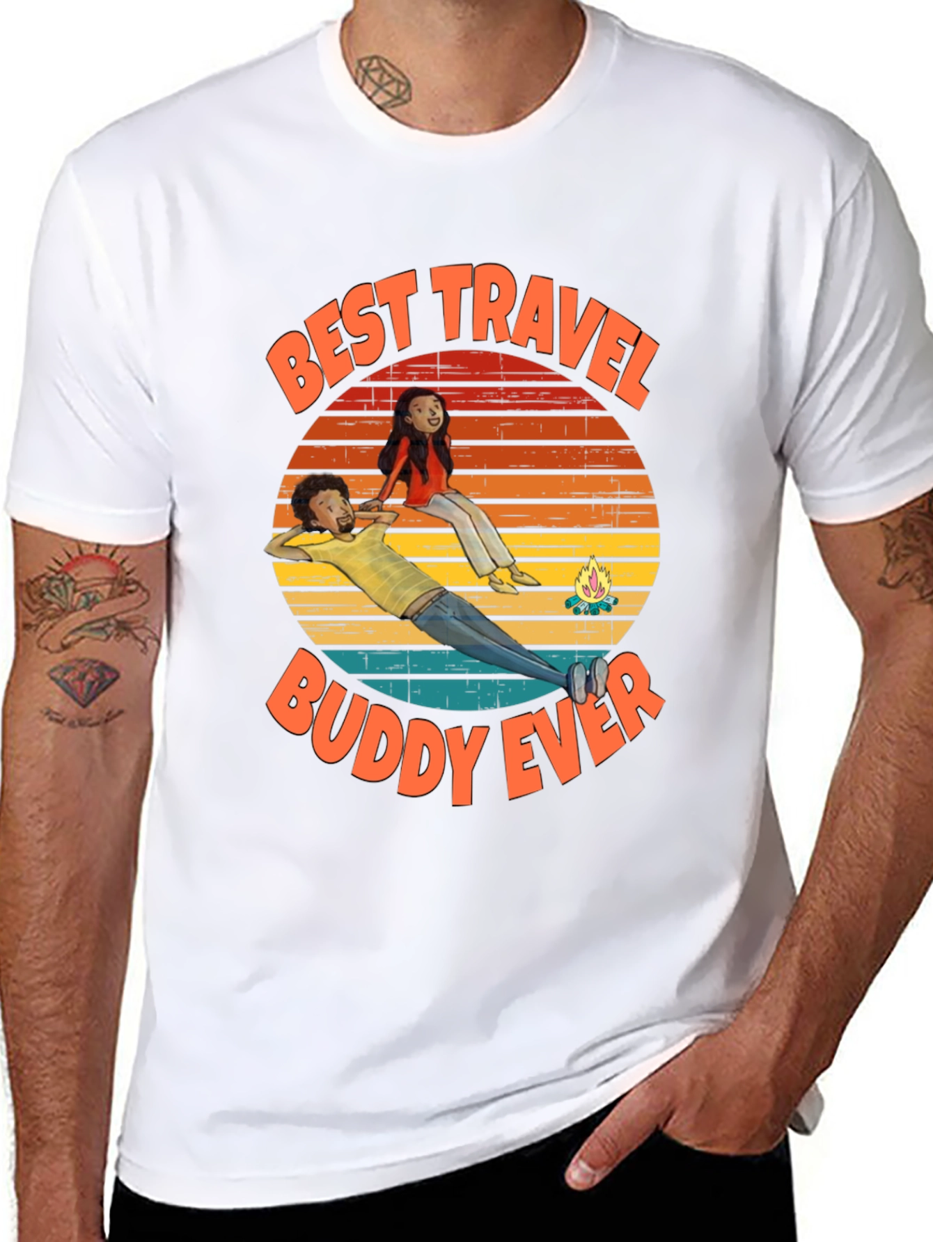 Best Travel Buddy Ever Graphic Tee
