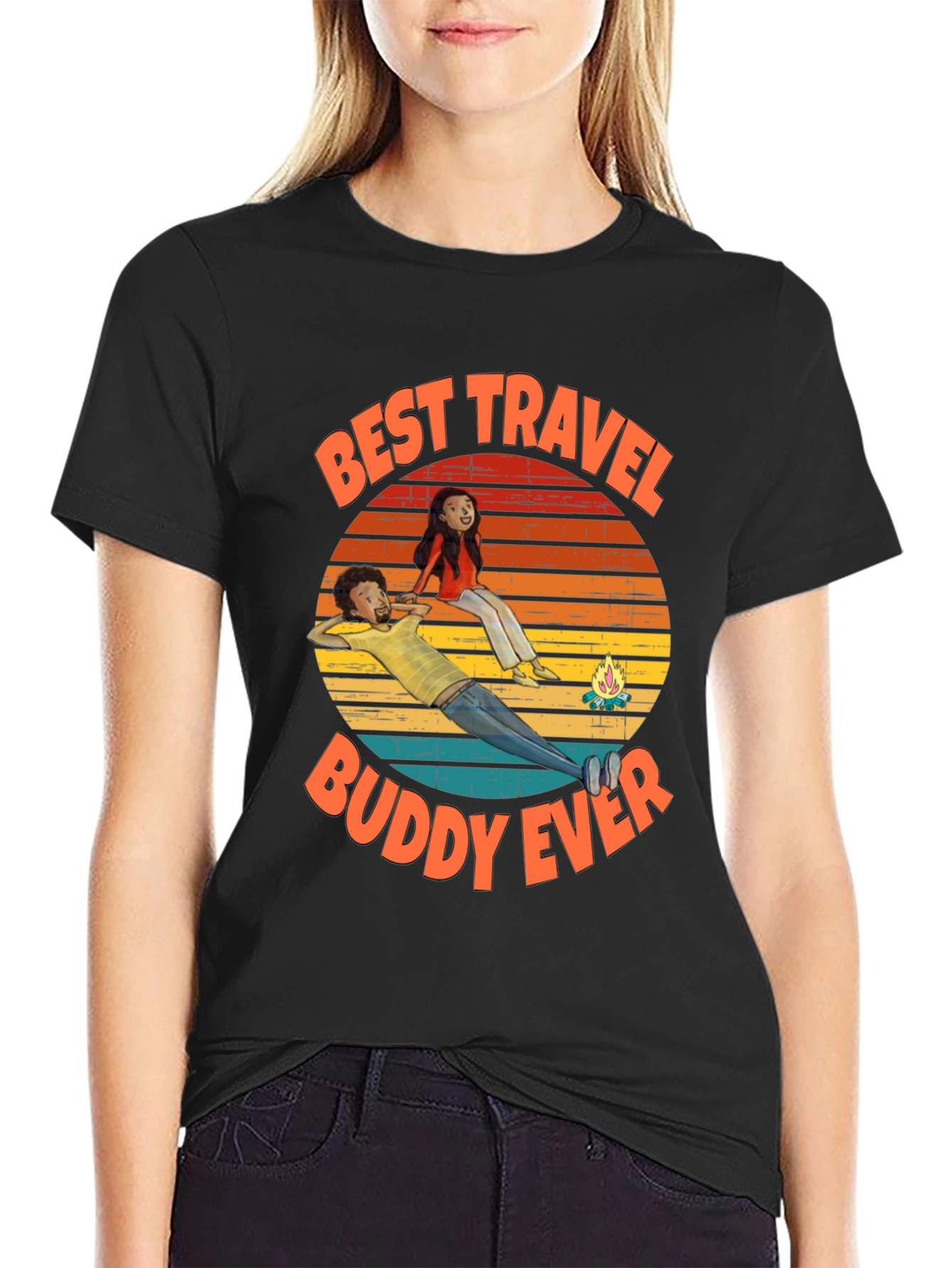 Best Travel Buddy Ever Graphic Tee