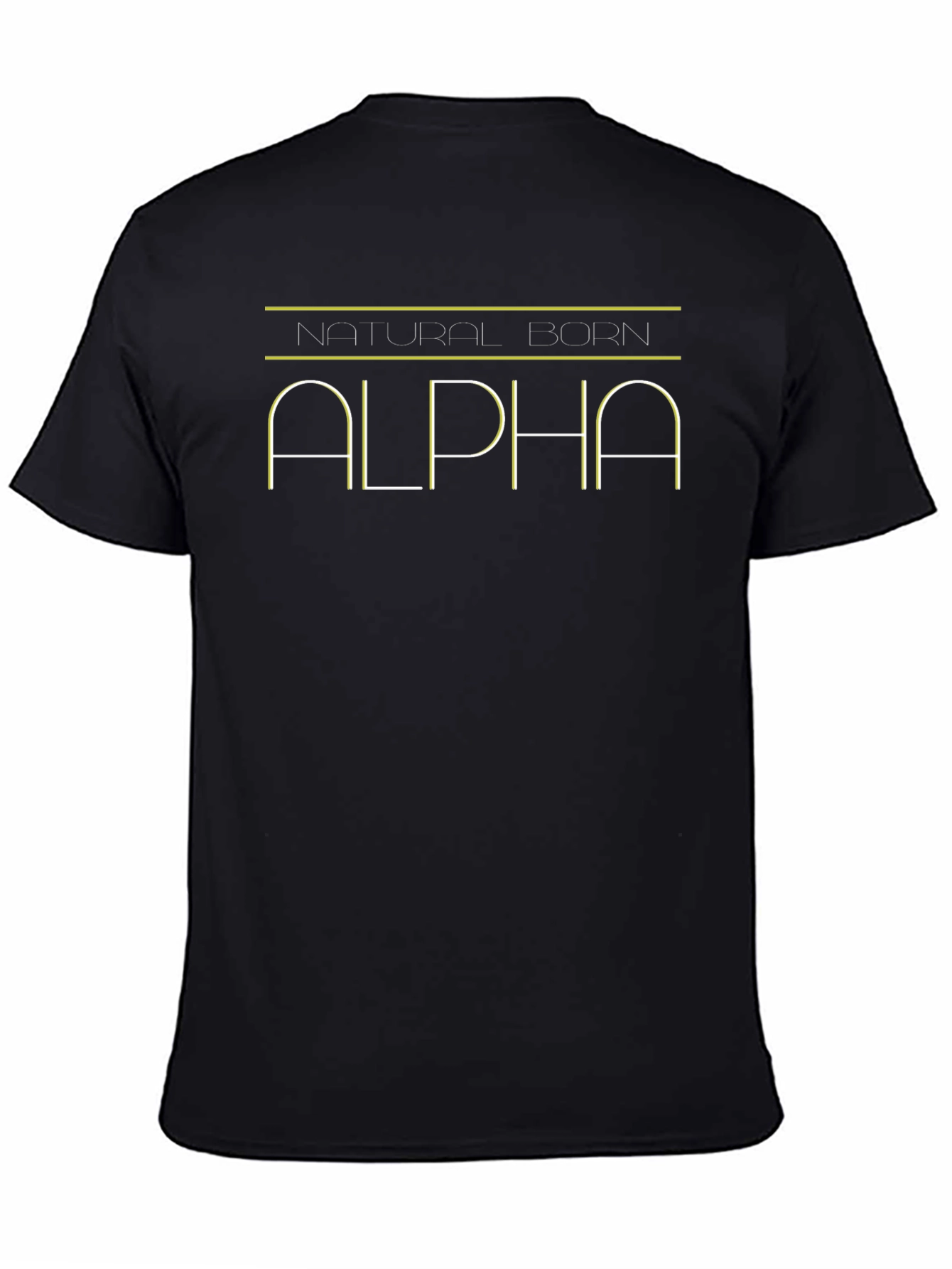 Natural Born Alpha Black T-Shirt
