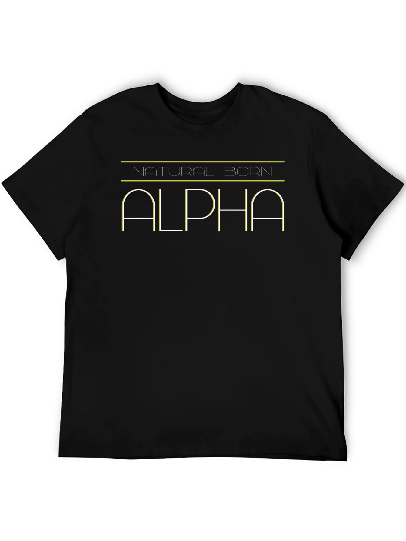 Natural Born Alpha Black T-Shirt