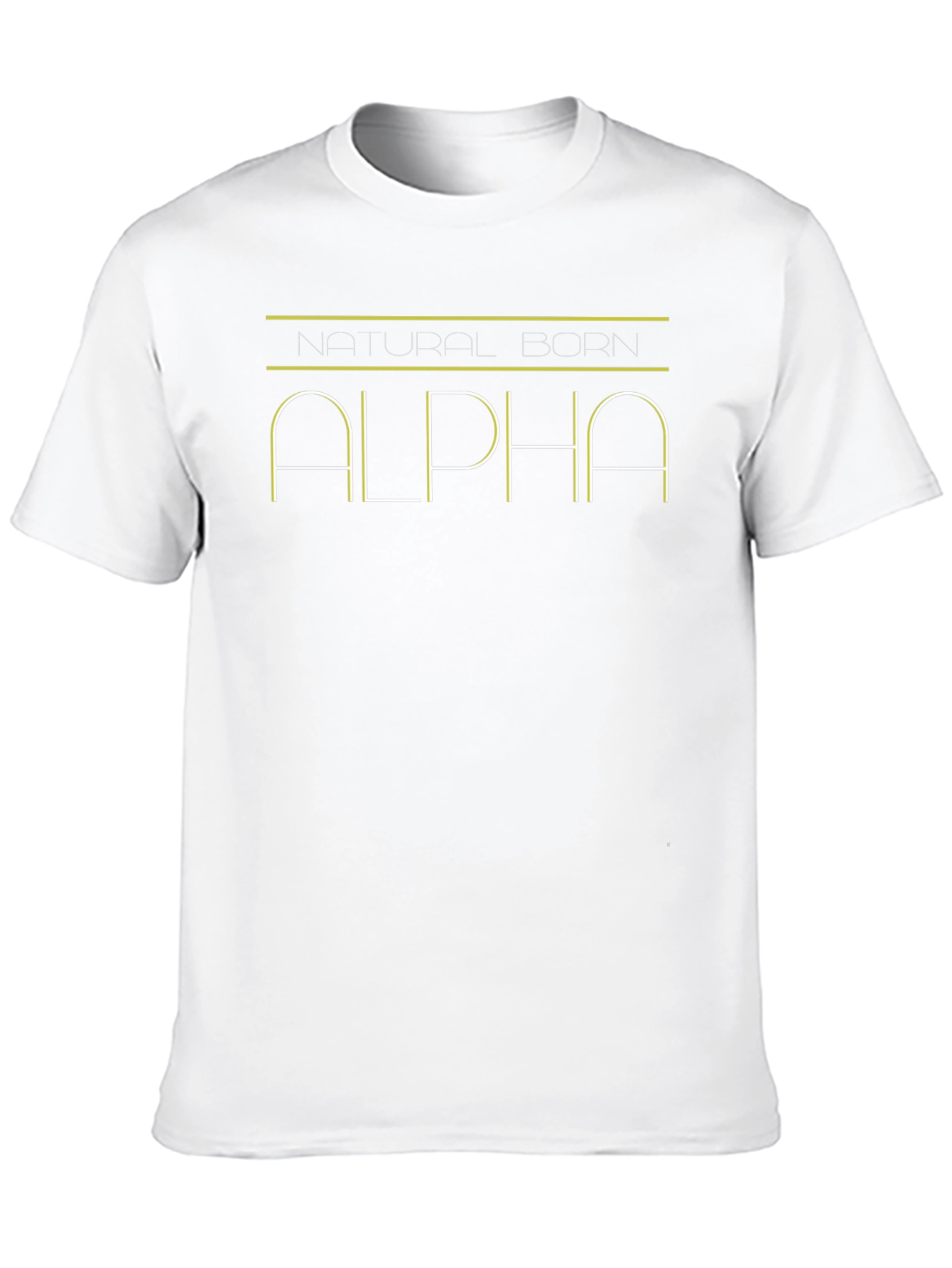 Natural Born Alpha Black T-Shirt