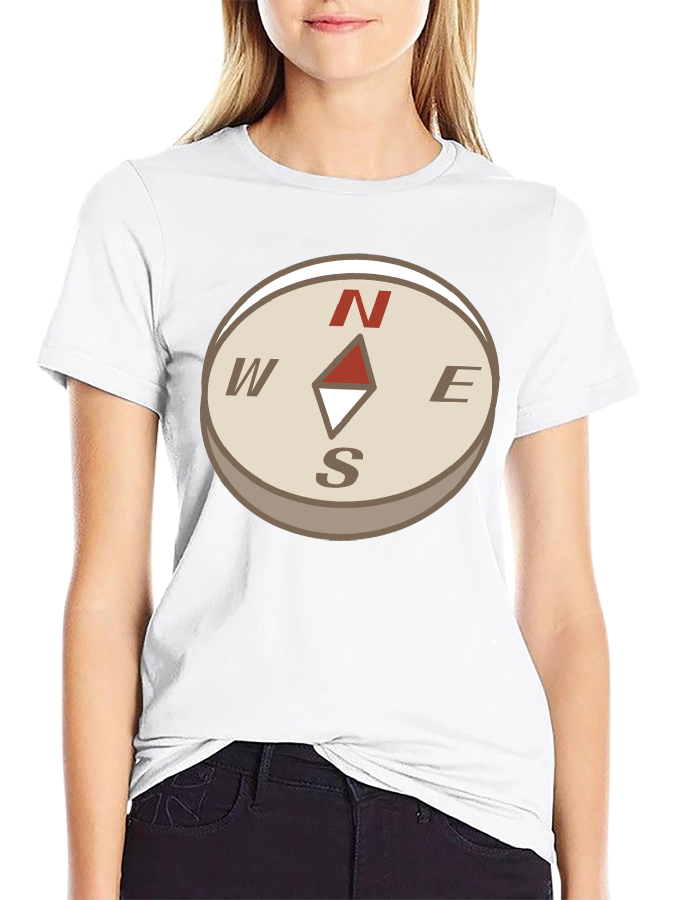 Compass Graphic Tee - Stylish Adventure Apparel