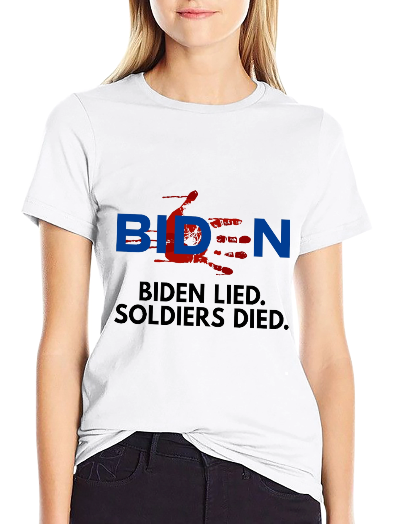 Biden Lied Soldiers Died T-Shirt