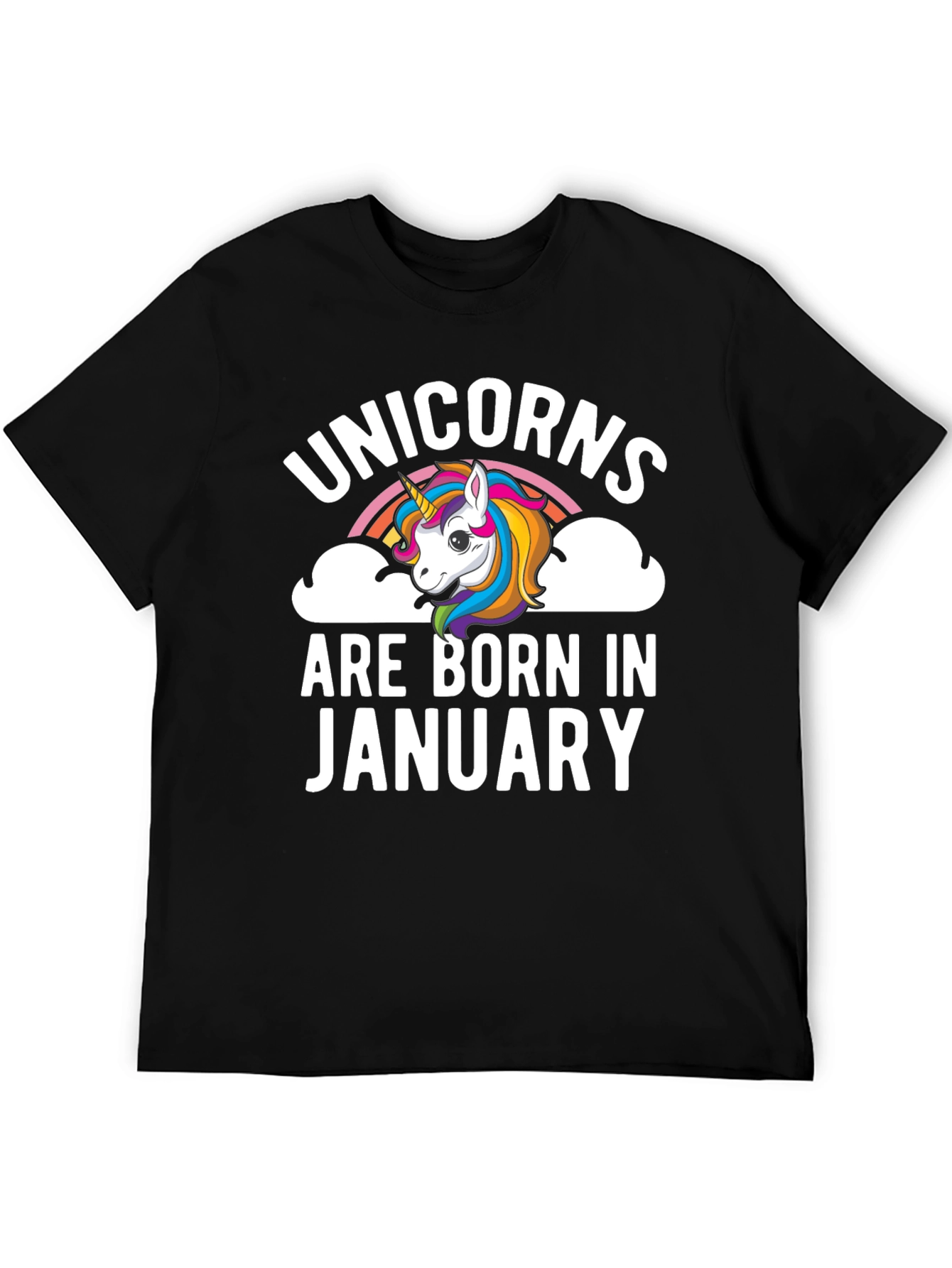 Unicorns Born in January T-Shirt