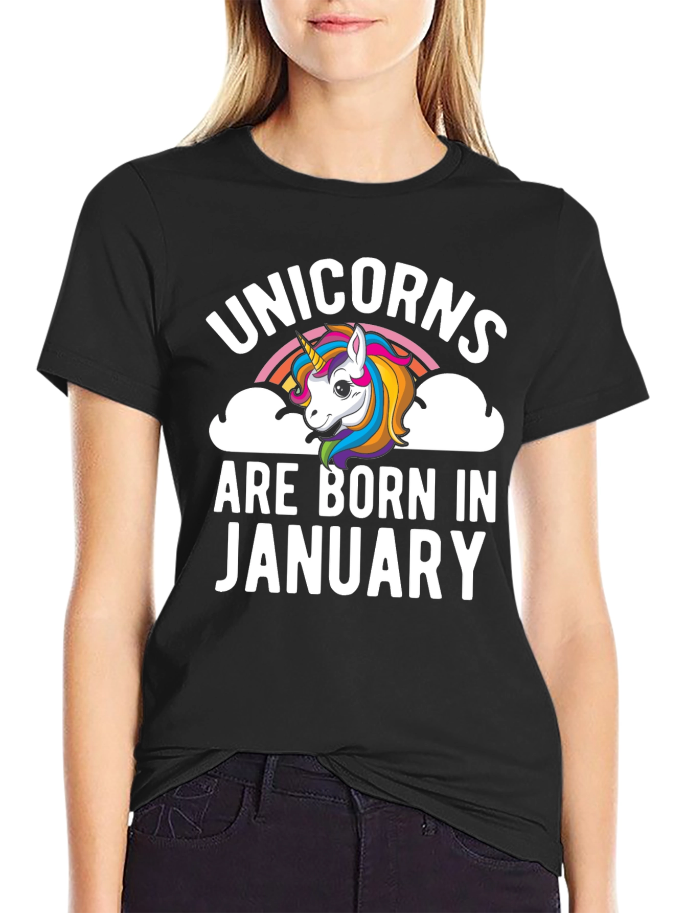 Unicorns Born in January T-Shirt