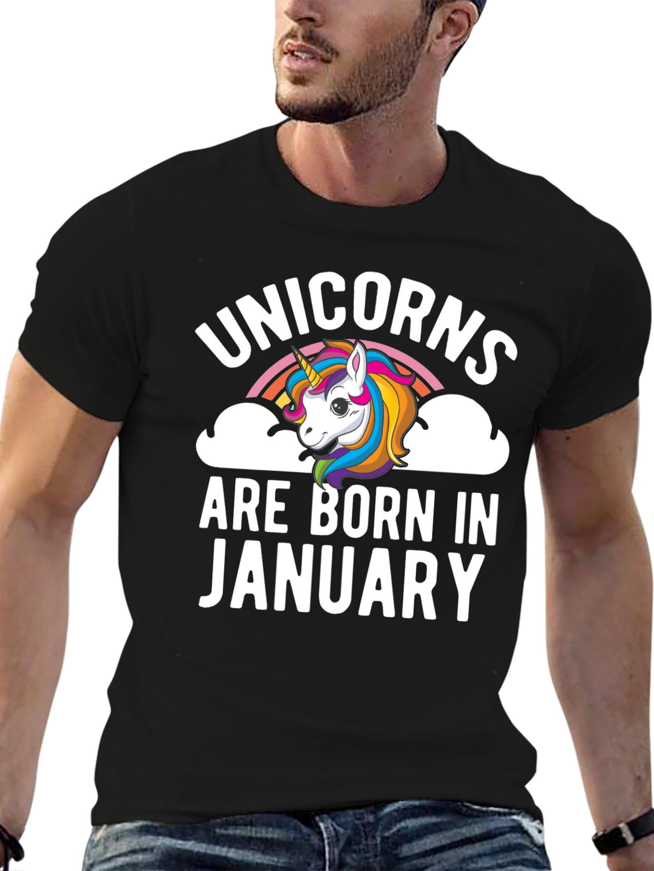 Unicorns Born in January T-Shirt