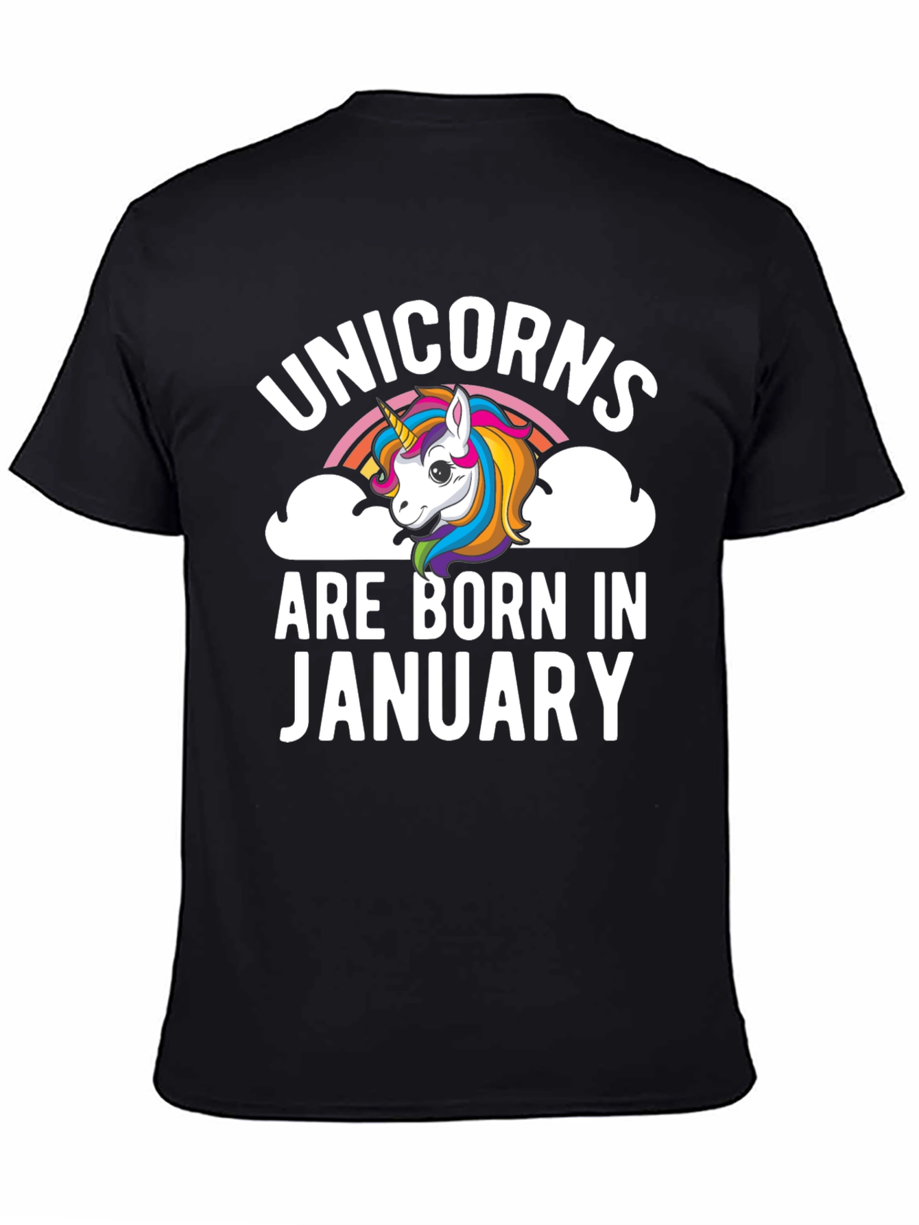 Unicorns Born in January T-Shirt