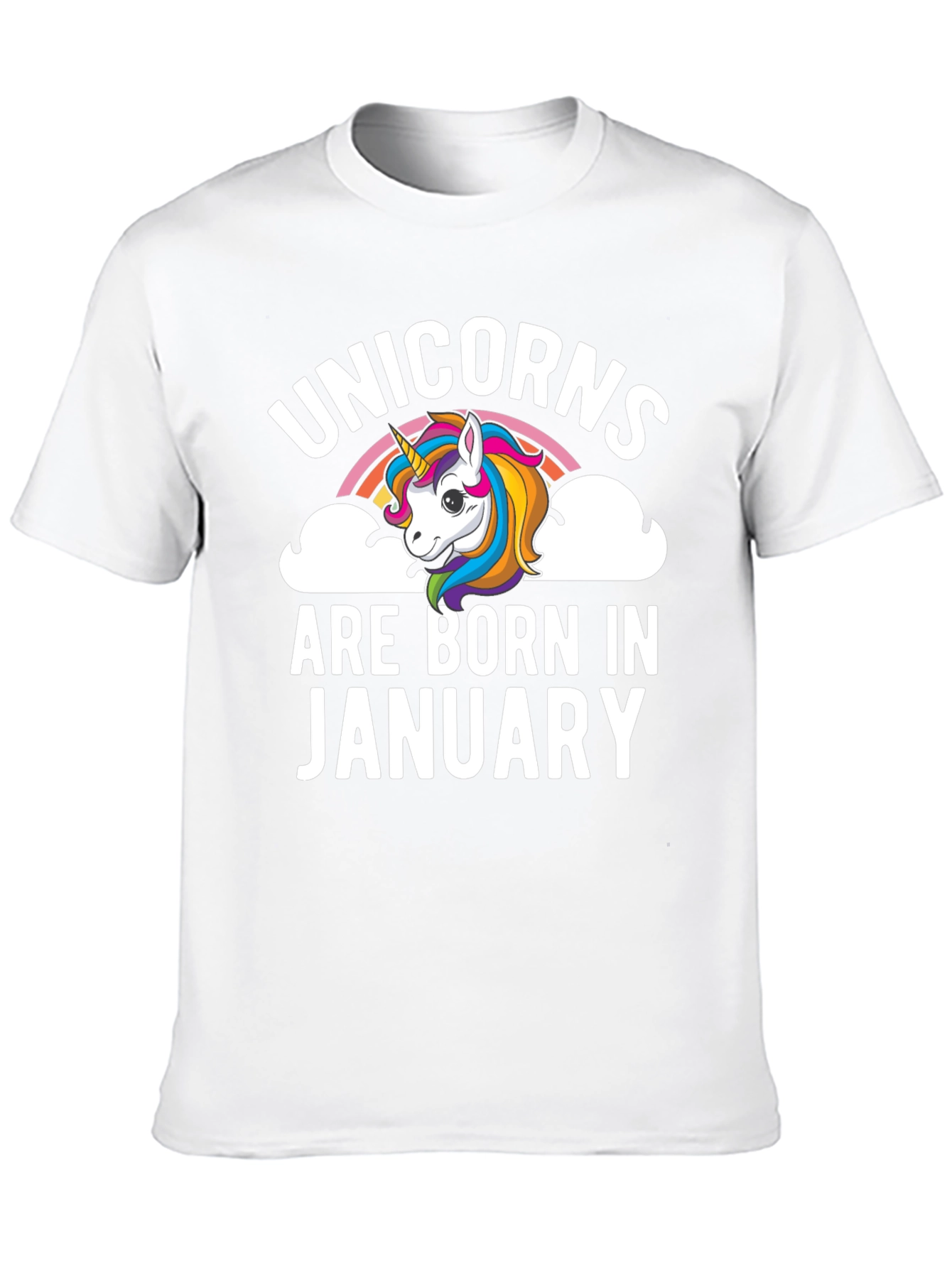 Unicorns Born in January T-Shirt