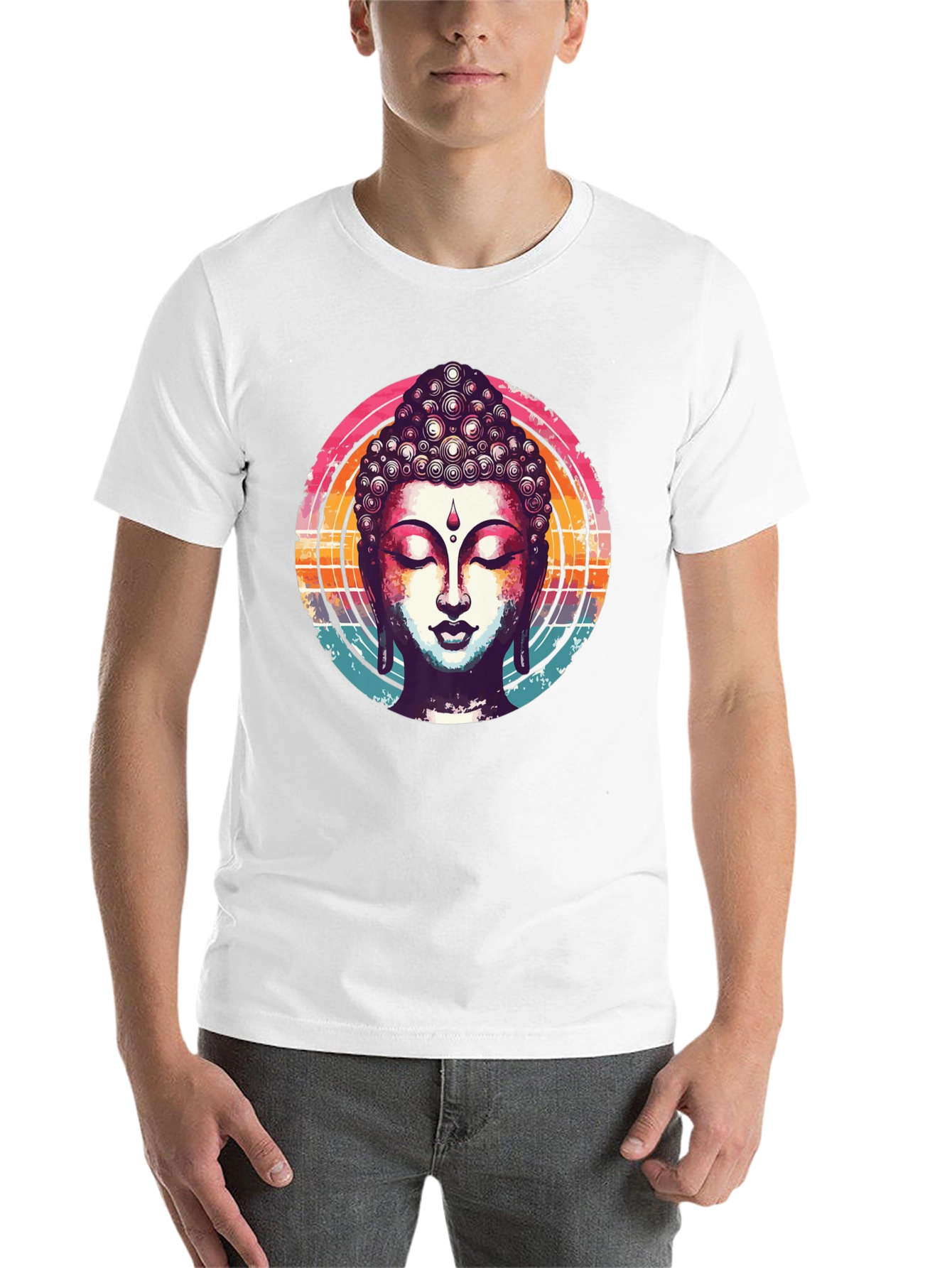 Buddha Graphic T-Shirt - Spiritual Zen Design