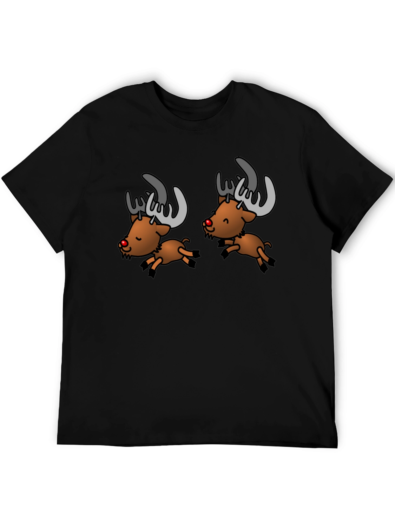 Cartoon Reindeer Graphic Tee
