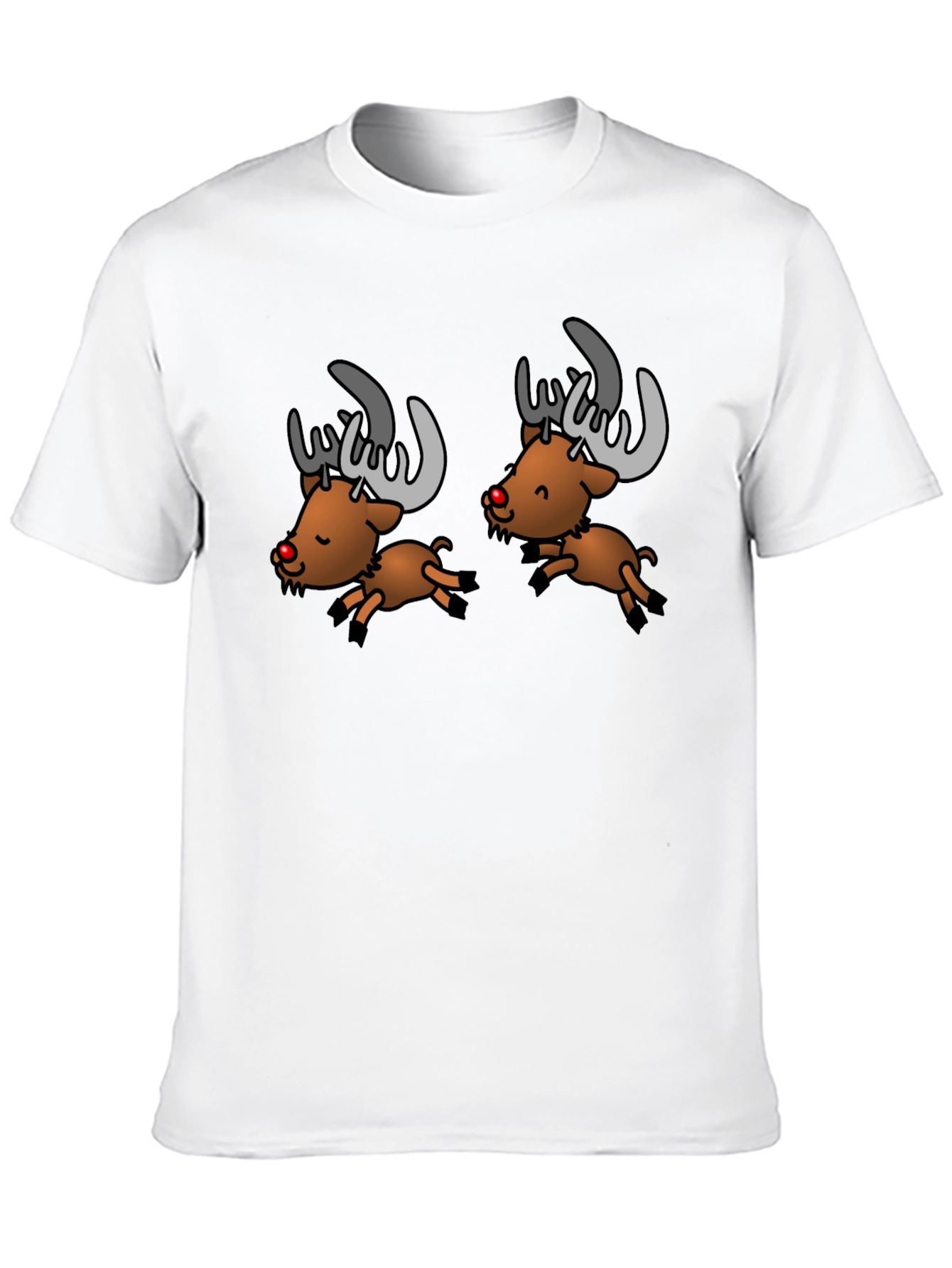 Cartoon Reindeer Graphic Tee