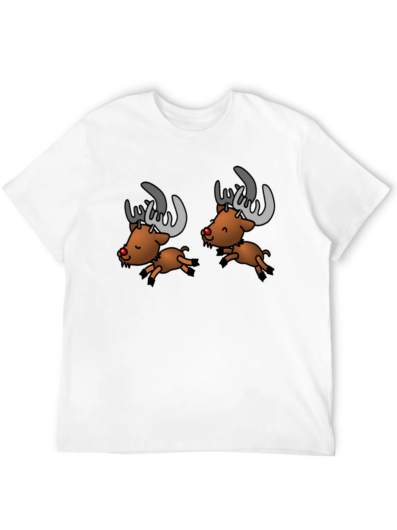 Cartoon Reindeer Graphic Tee