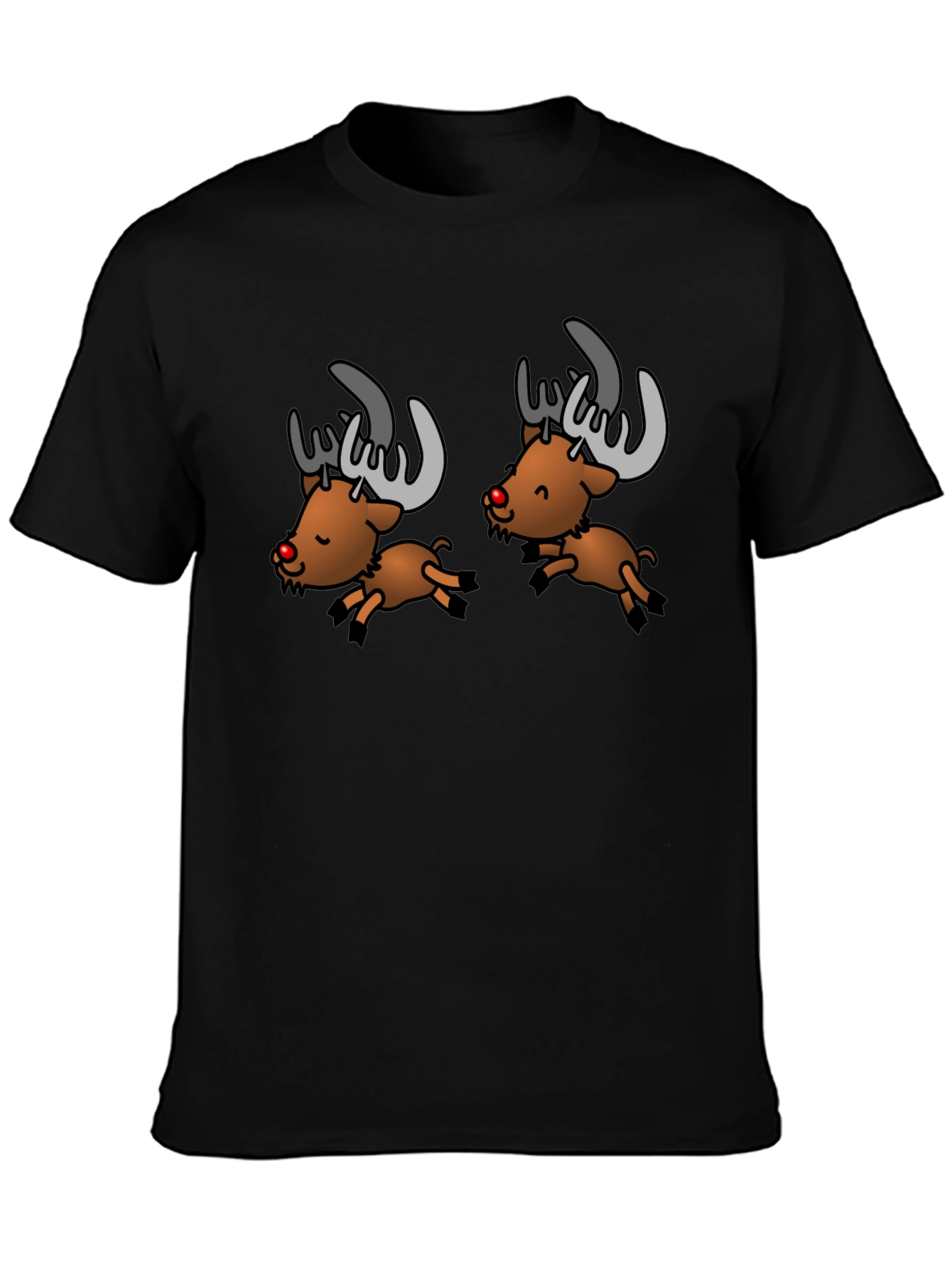 Cartoon Reindeer Graphic Tee
