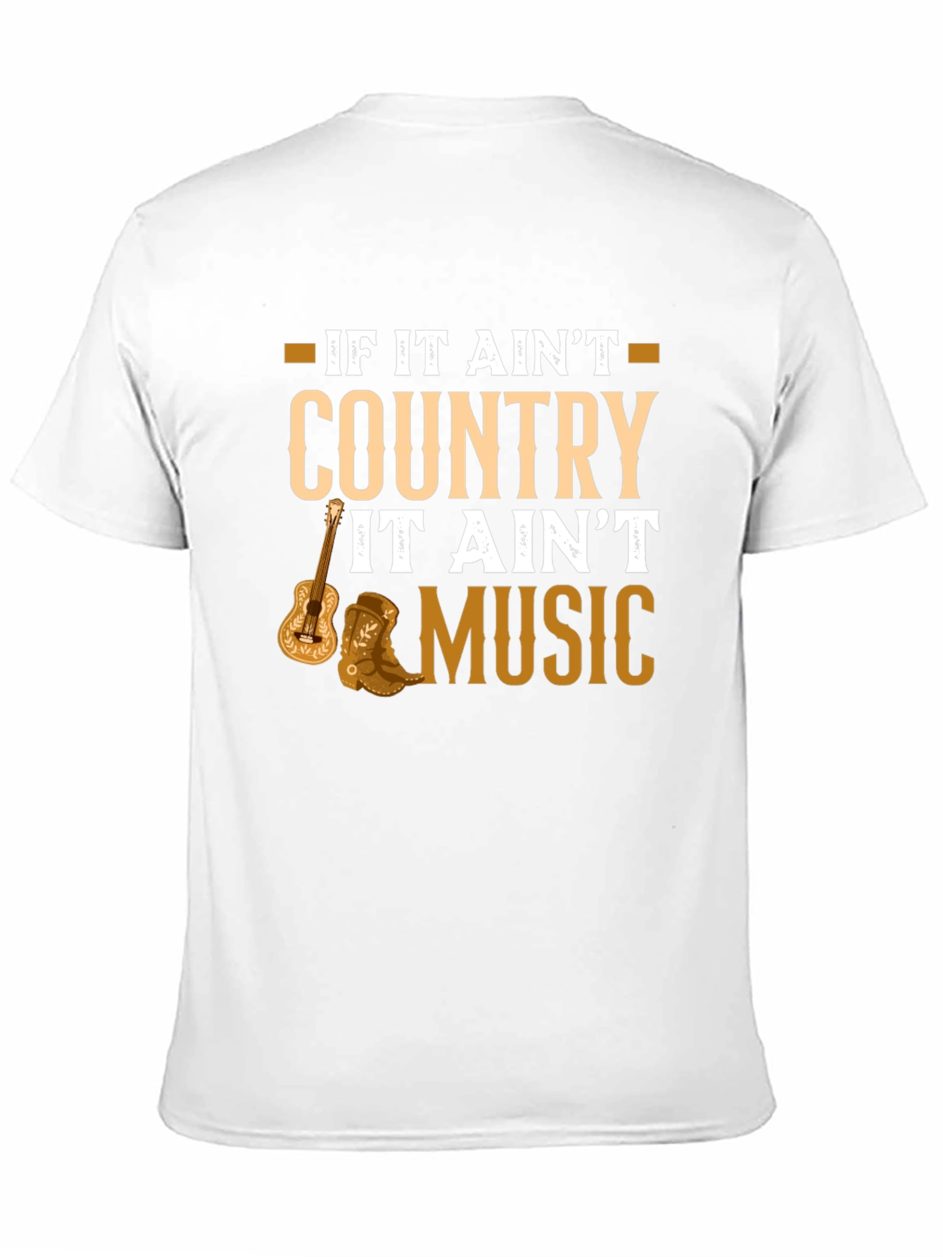 Country Music T-Shirt - Black Graphic Tee