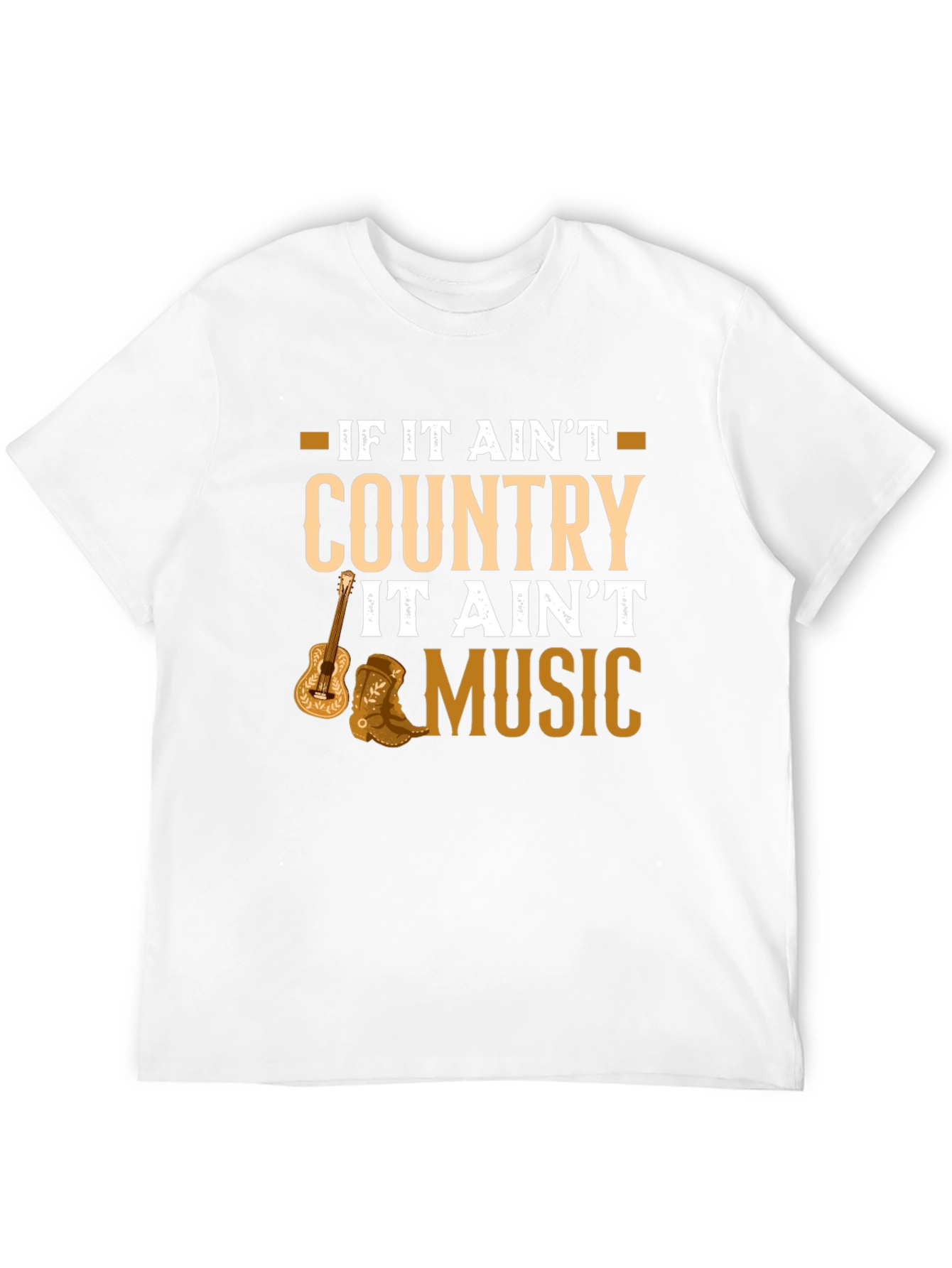 Country Music T-Shirt - Black Graphic Tee
