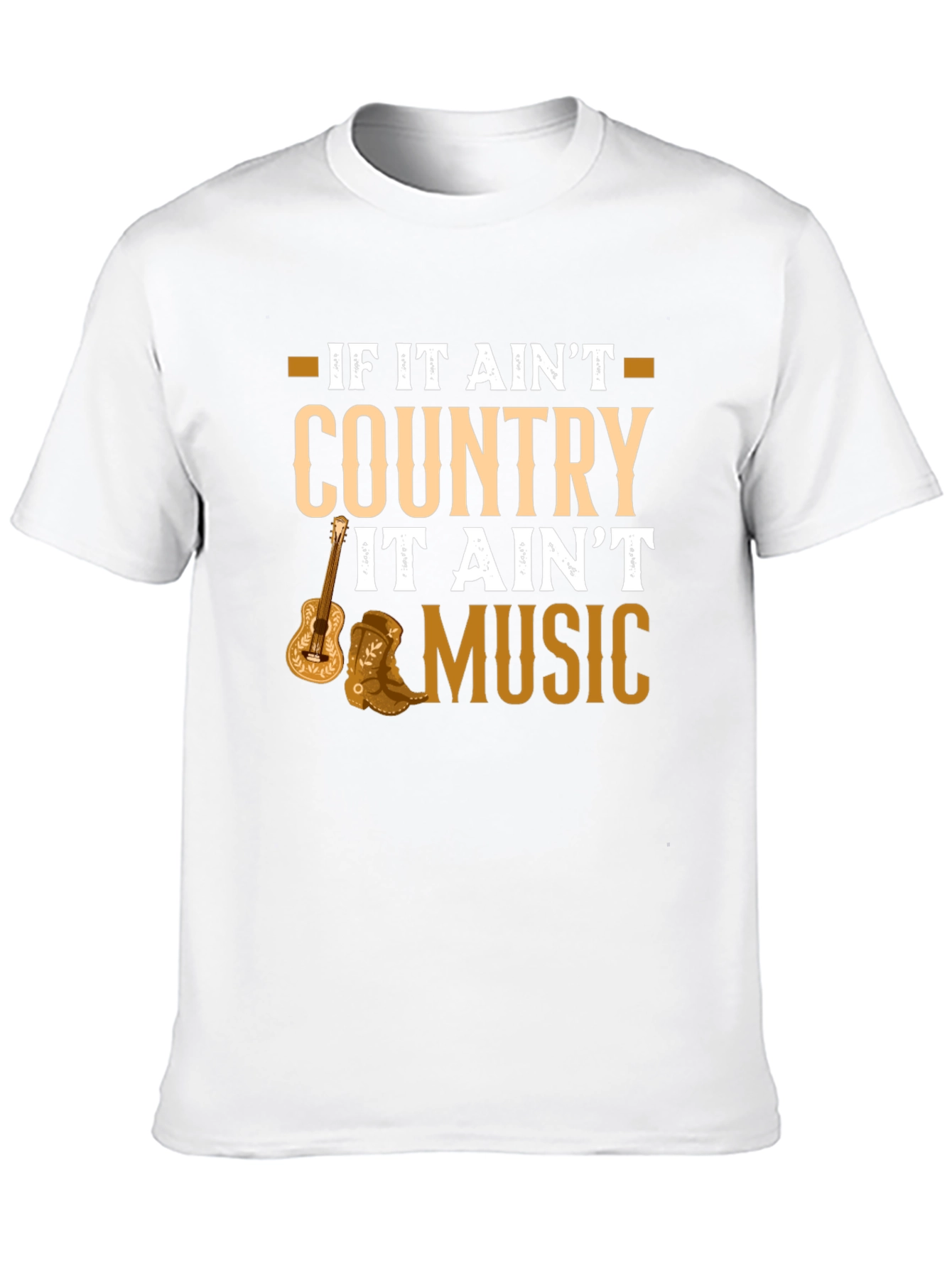 Country Music T-Shirt - Black Graphic Tee