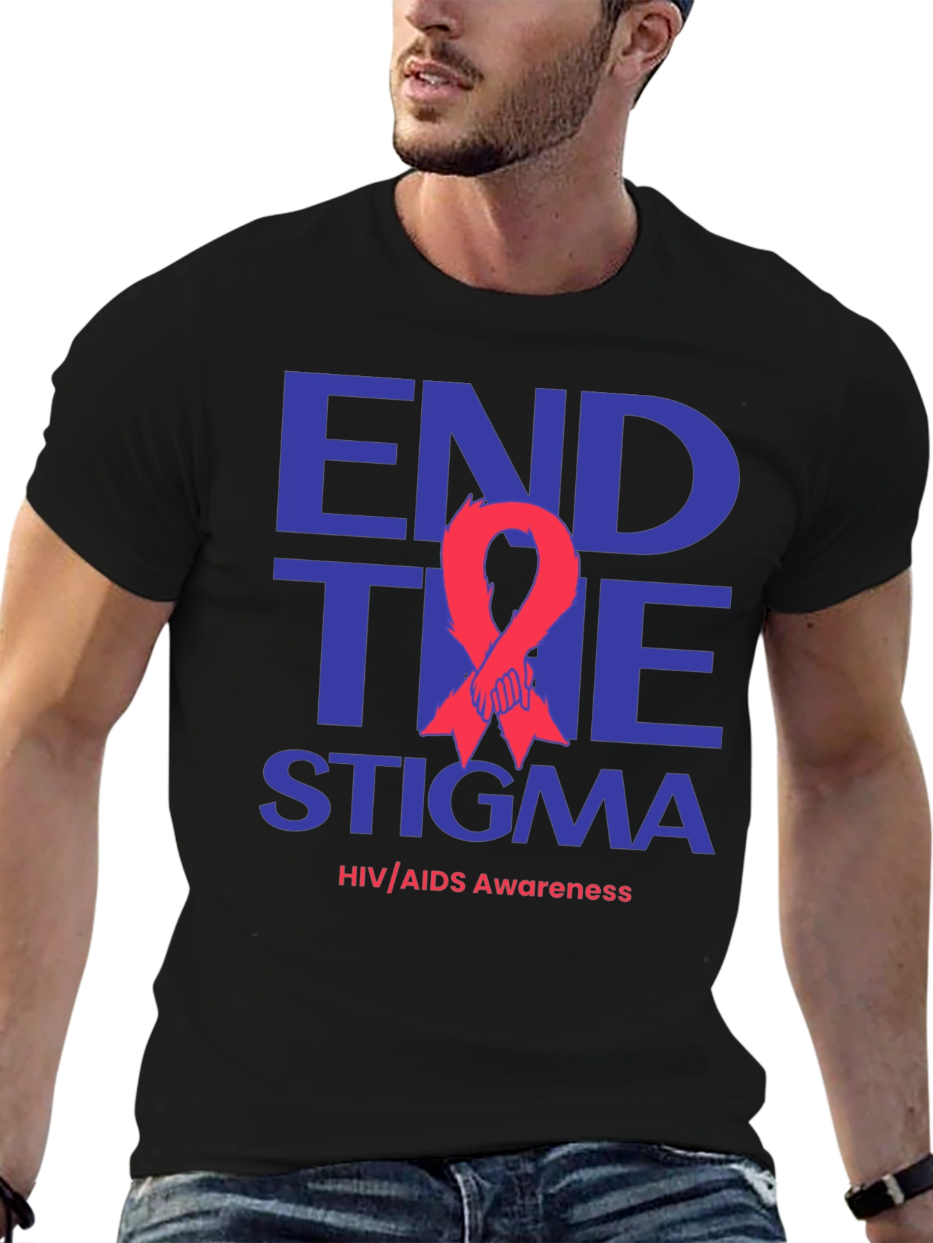 End The Stigma HIV/AIDS Awareness T-Shirt