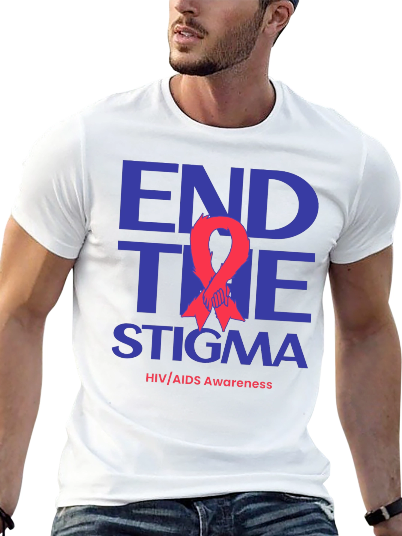 End The Stigma HIV/AIDS Awareness T-Shirt