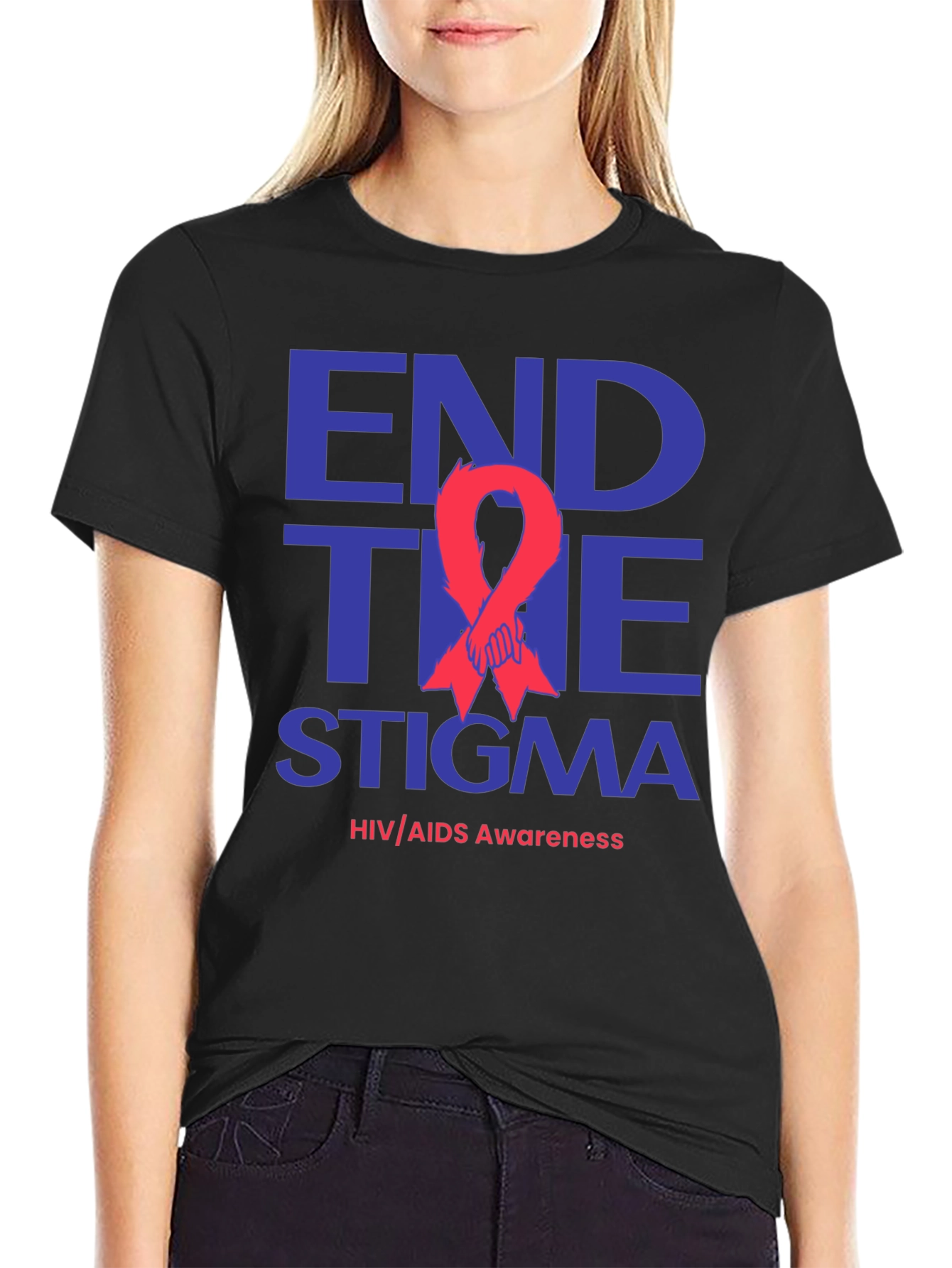 End The Stigma HIV/AIDS Awareness T-Shirt