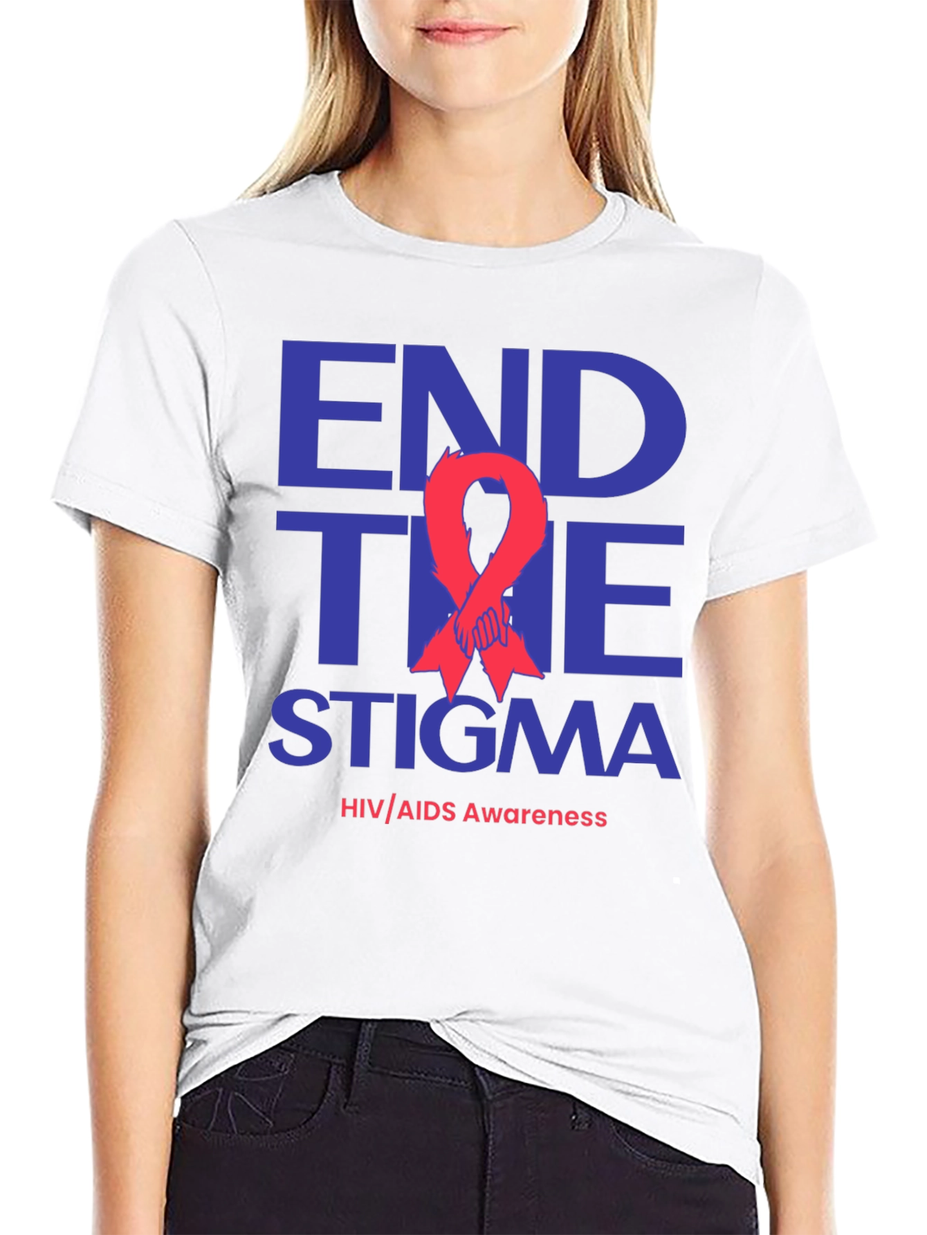 End The Stigma HIV/AIDS Awareness T-Shirt