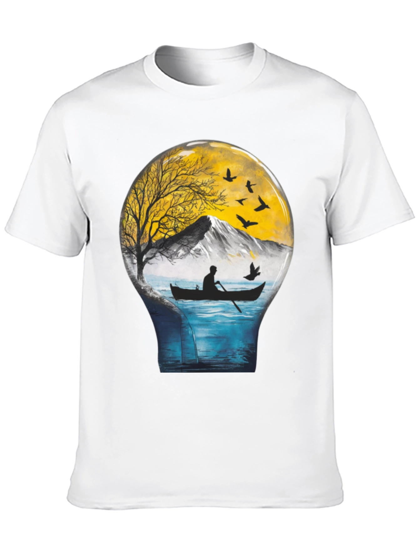 Natures Light T-Shirt - Mountain Lake Scene