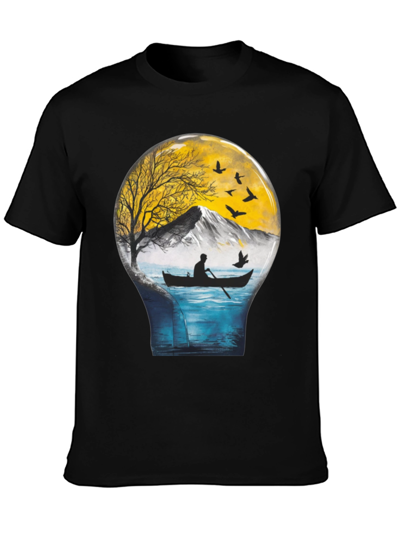 Natures Light T-Shirt - Mountain Lake Scene