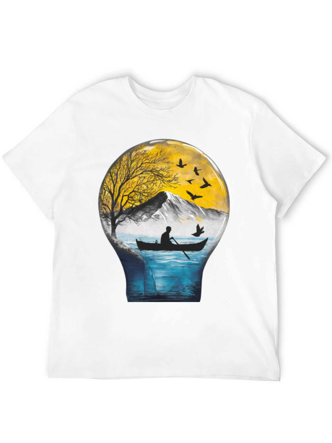 Natures Light T-Shirt - Mountain Lake Scene