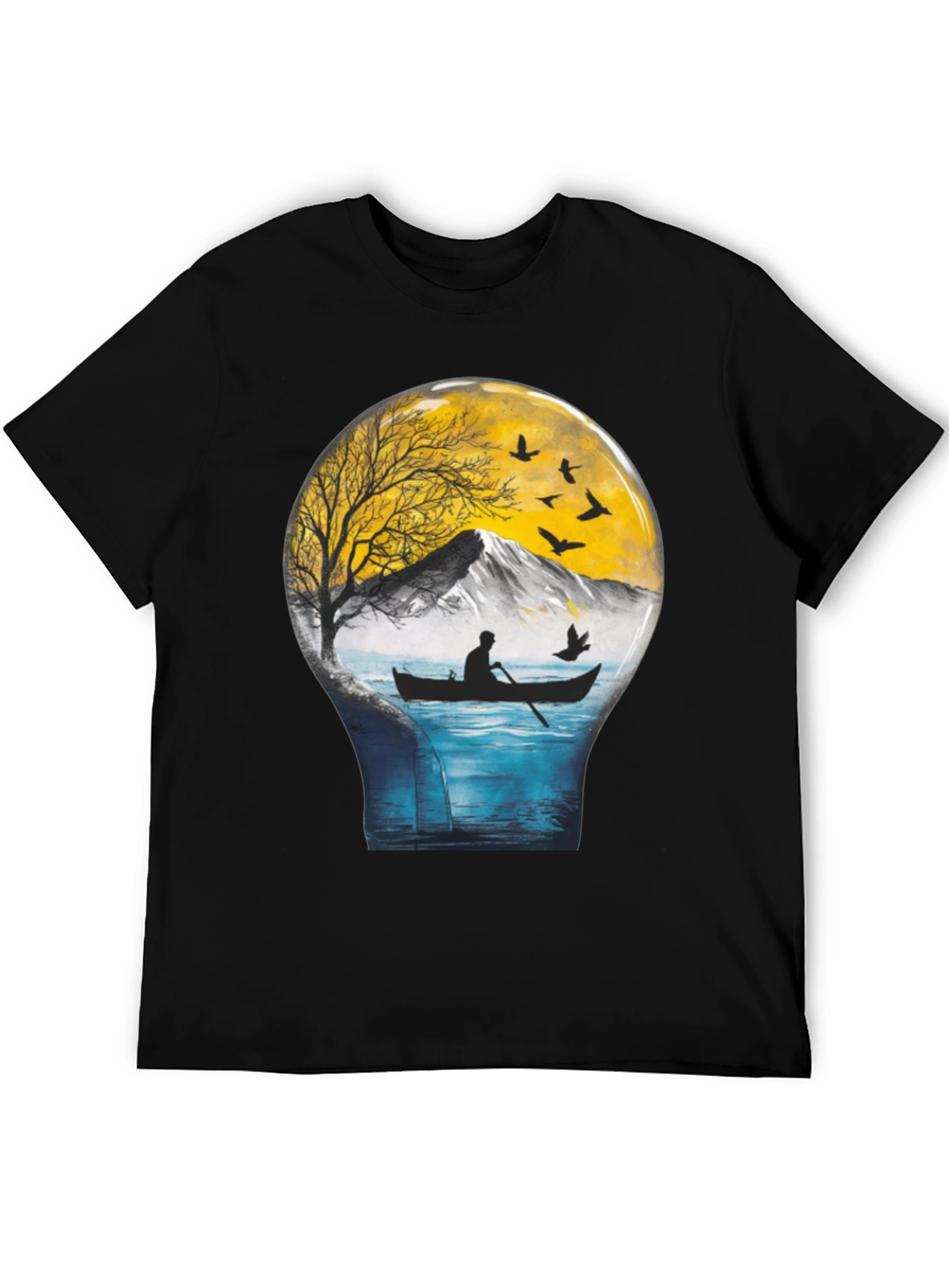Natures Light T-Shirt - Mountain Lake Scene