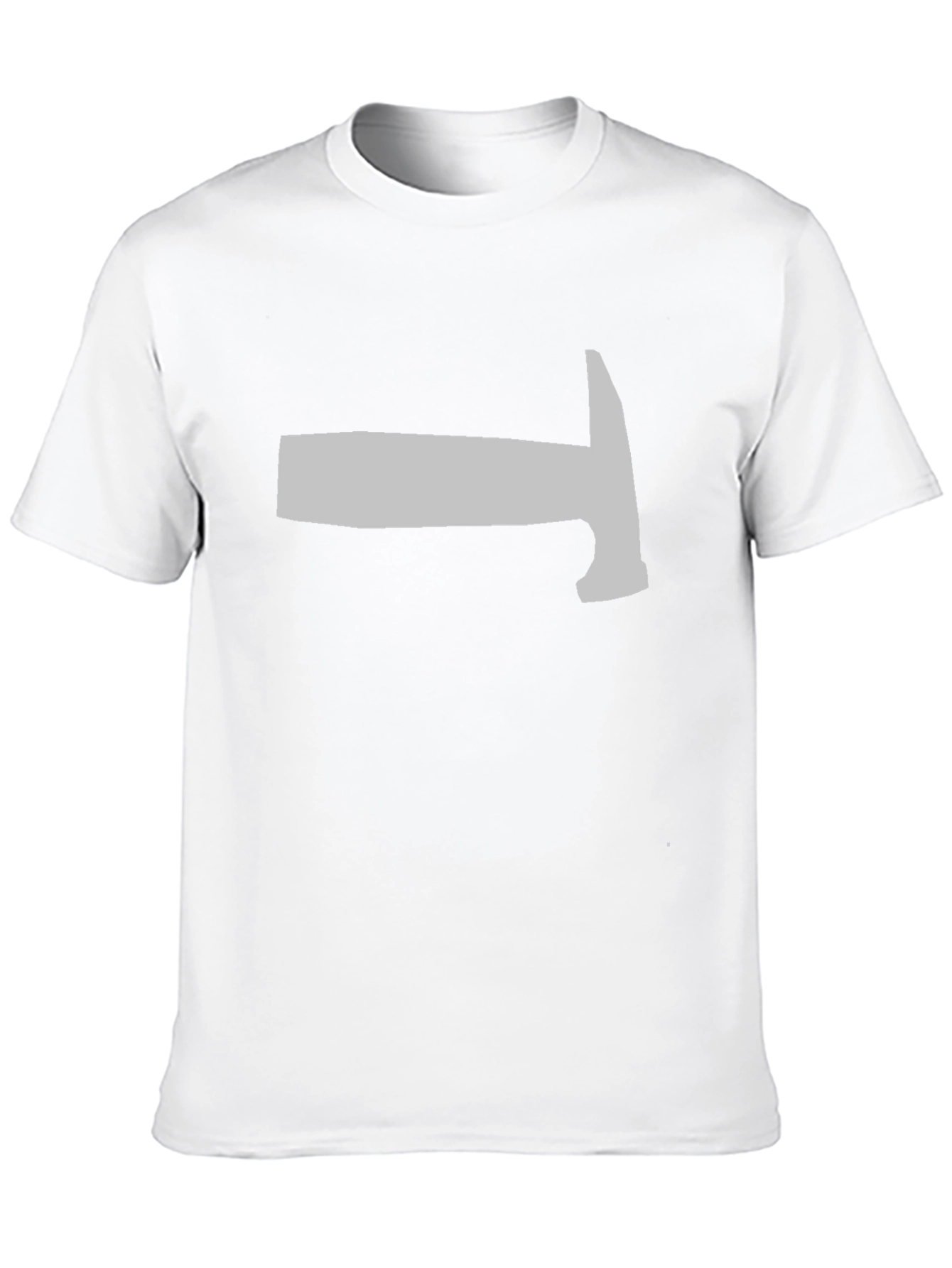 Hammer Graphic Tee - Black Casual Crewneck T-Shirt