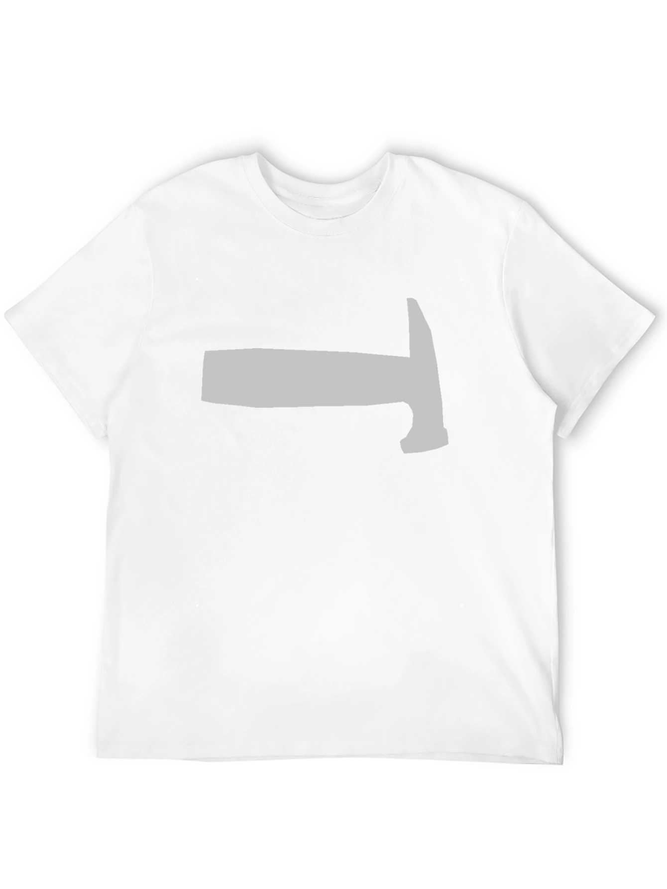 Hammer Graphic Tee - Black Casual Crewneck T-Shirt