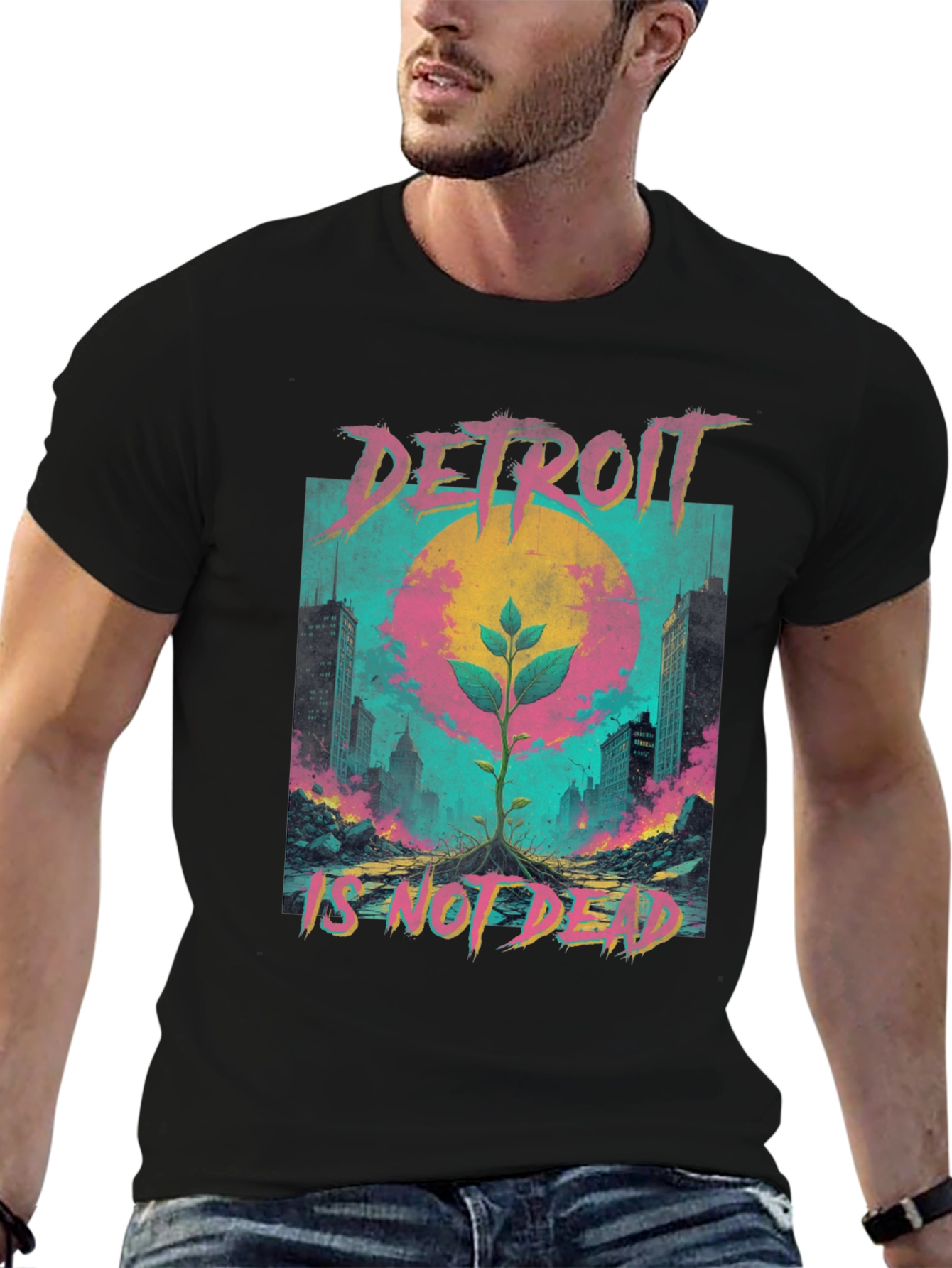Detroit is Not Dead Graphic Tee