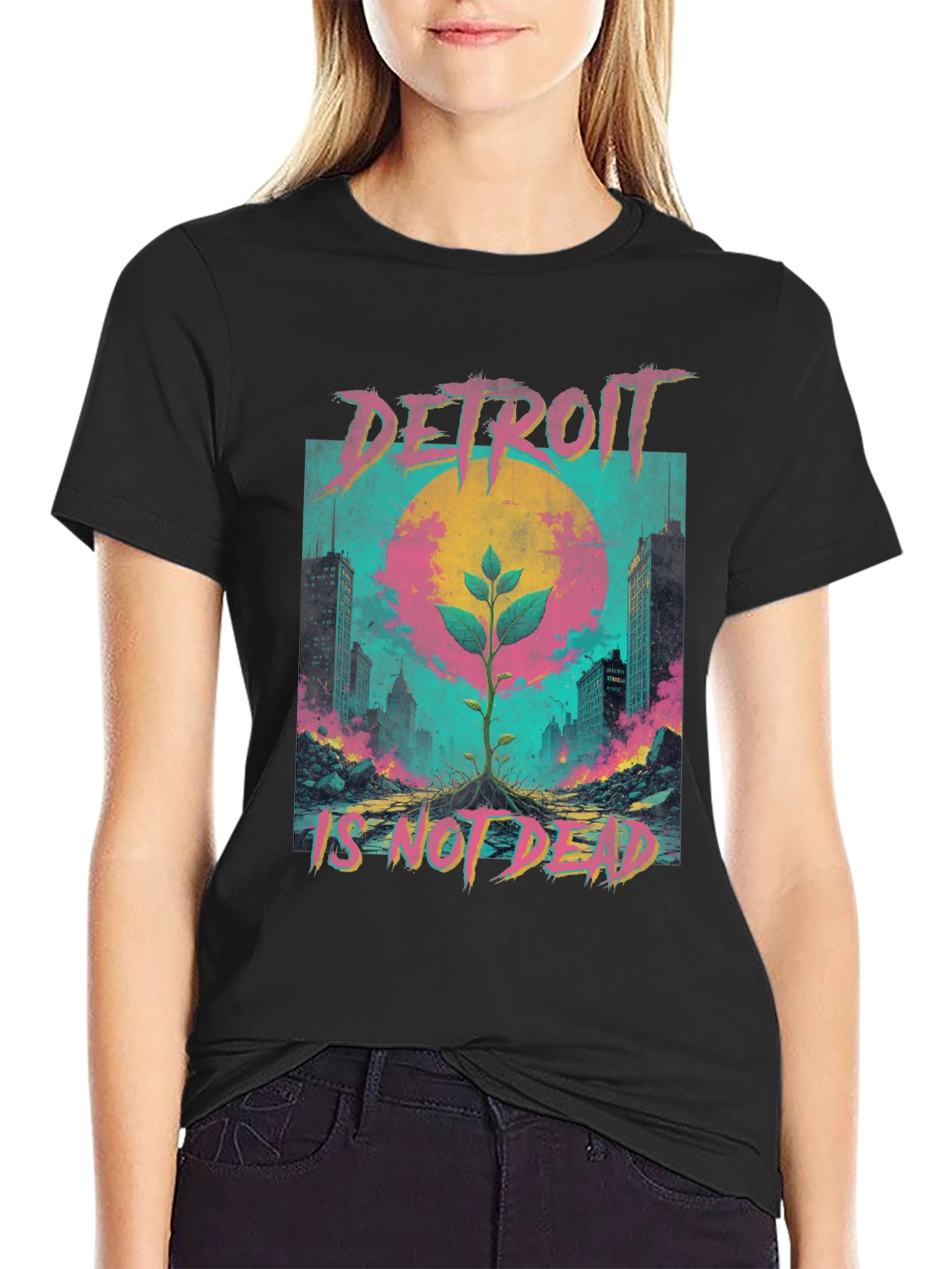 Detroit is Not Dead Graphic Tee