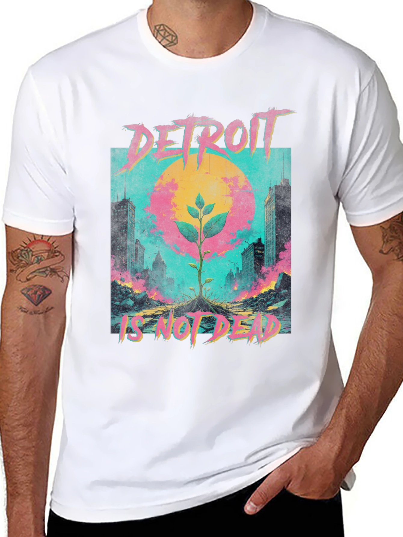 Detroit is Not Dead Graphic Tee