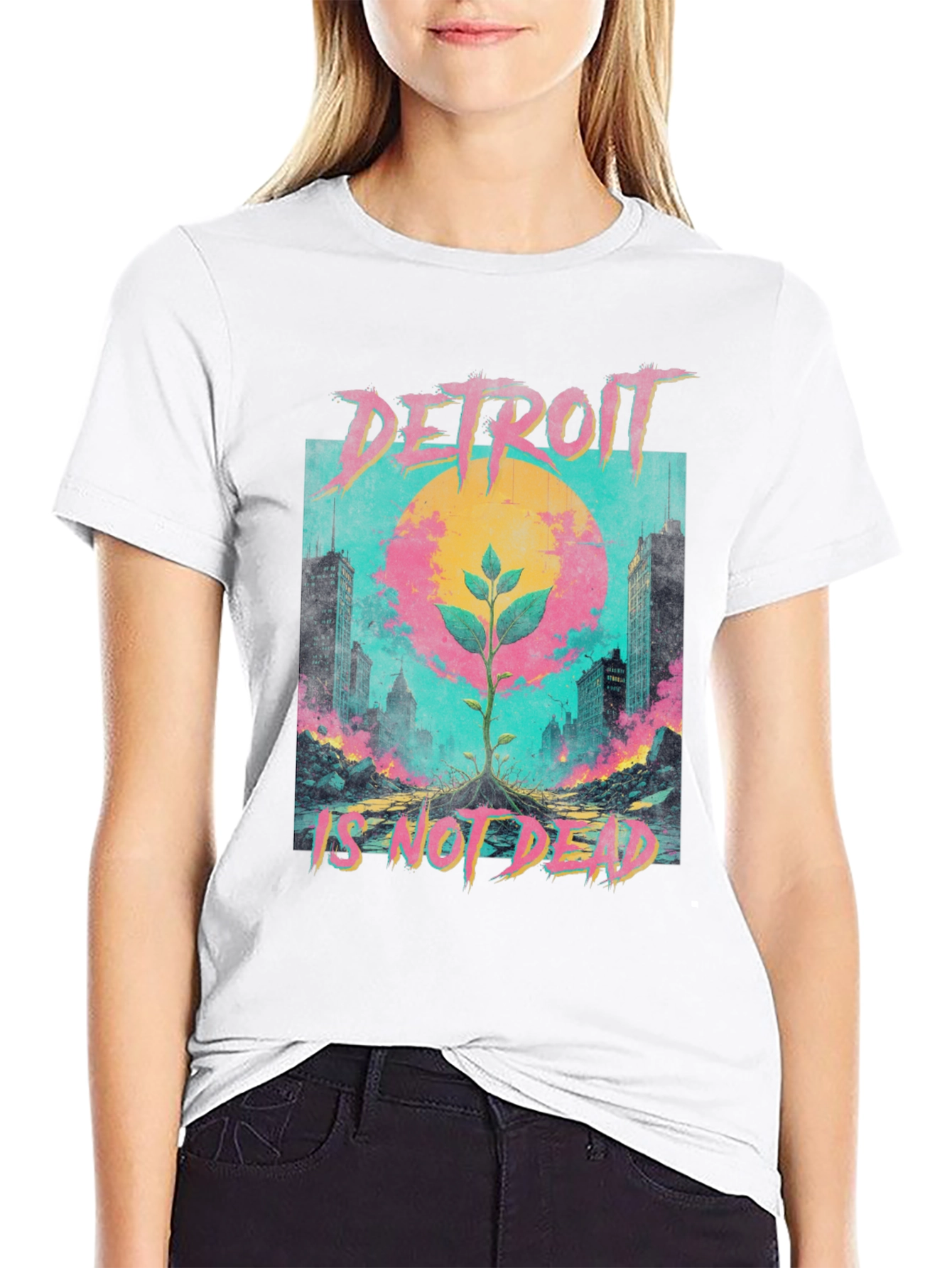 Detroit is Not Dead Graphic Tee