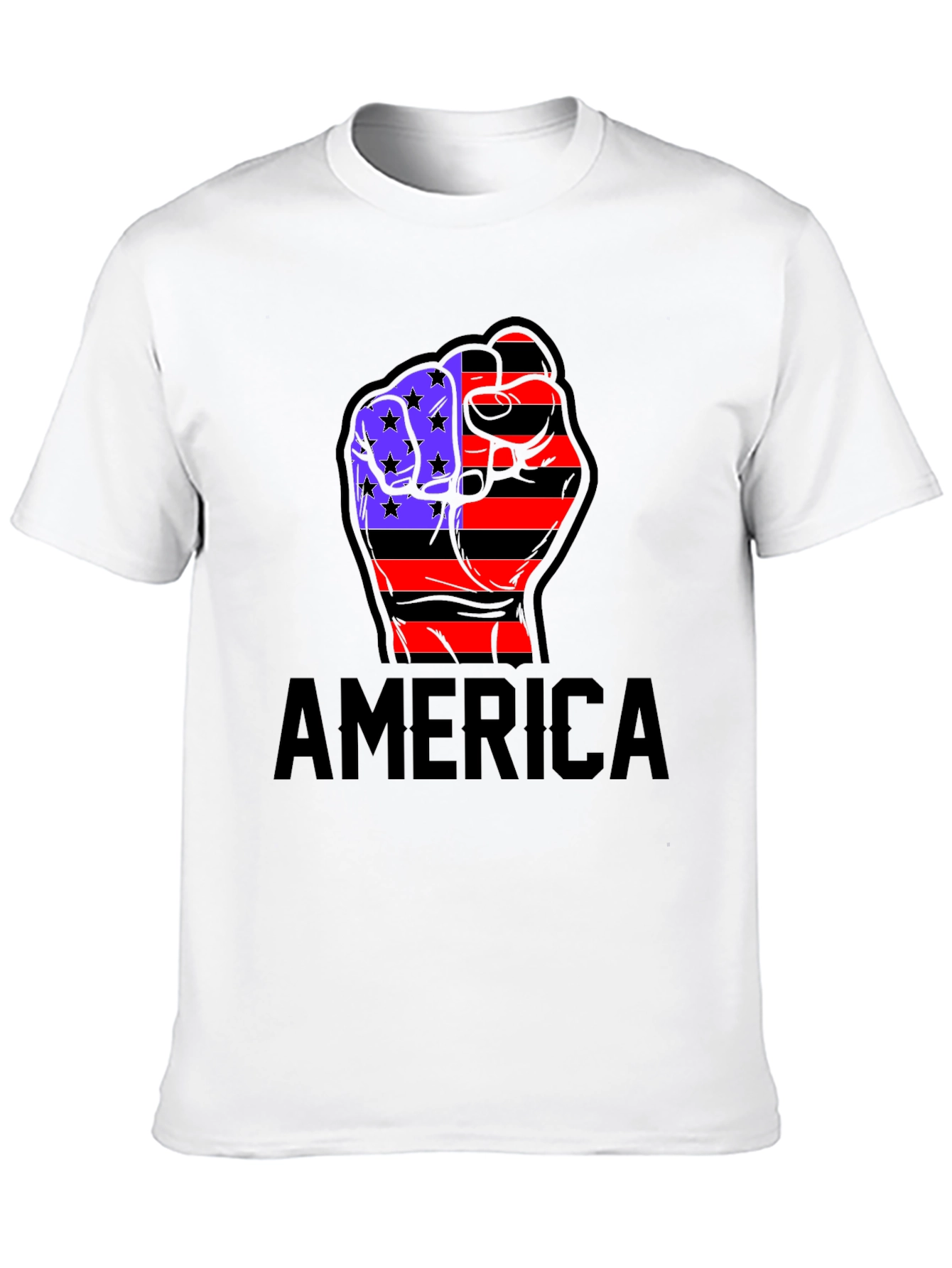 American Flag Fist T-Shirt - Patriotic USA Pride