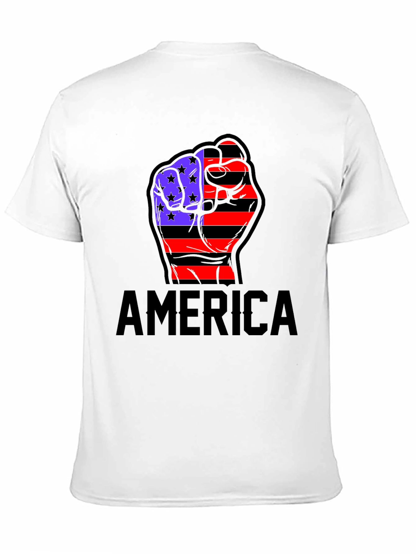 American Flag Fist T-Shirt - Patriotic USA Pride