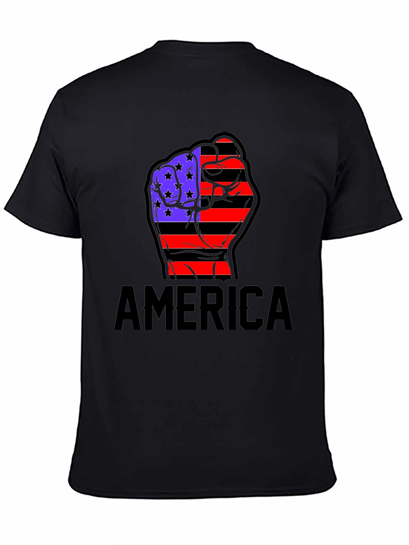 American Flag Fist T-Shirt - Patriotic USA Pride