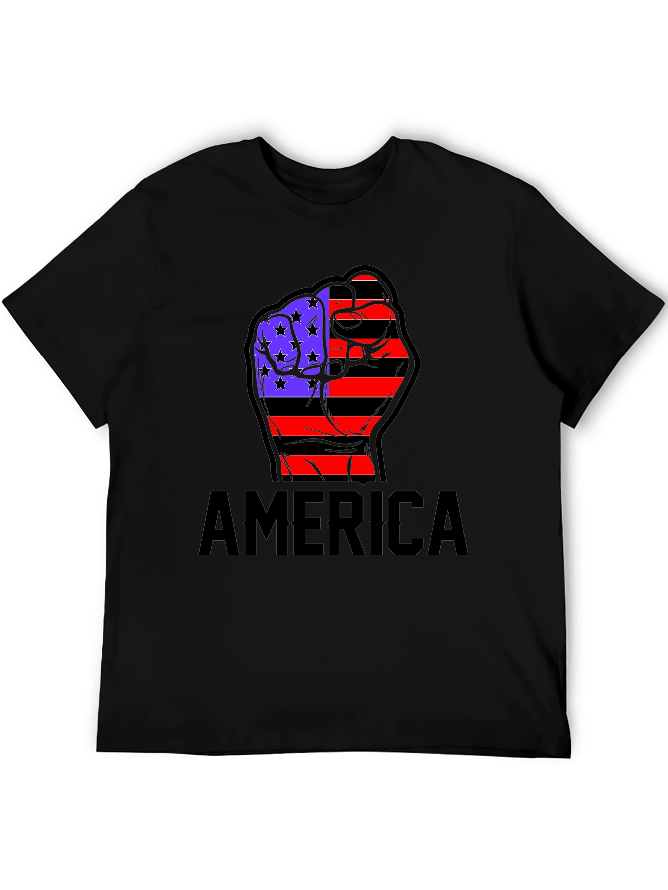 American Flag Fist T-Shirt - Patriotic USA Pride